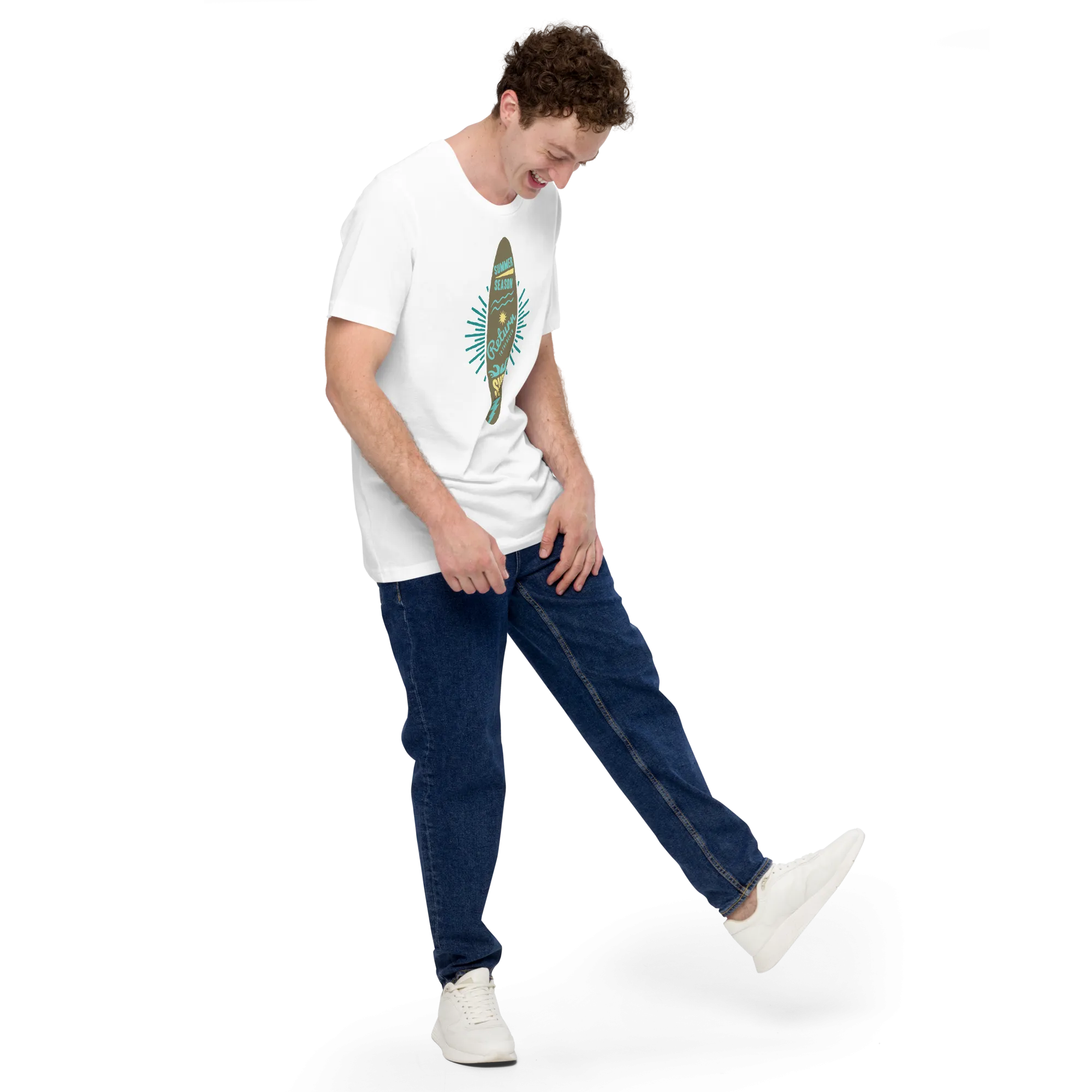 Men's Staple T-Shirt  - Surfboard