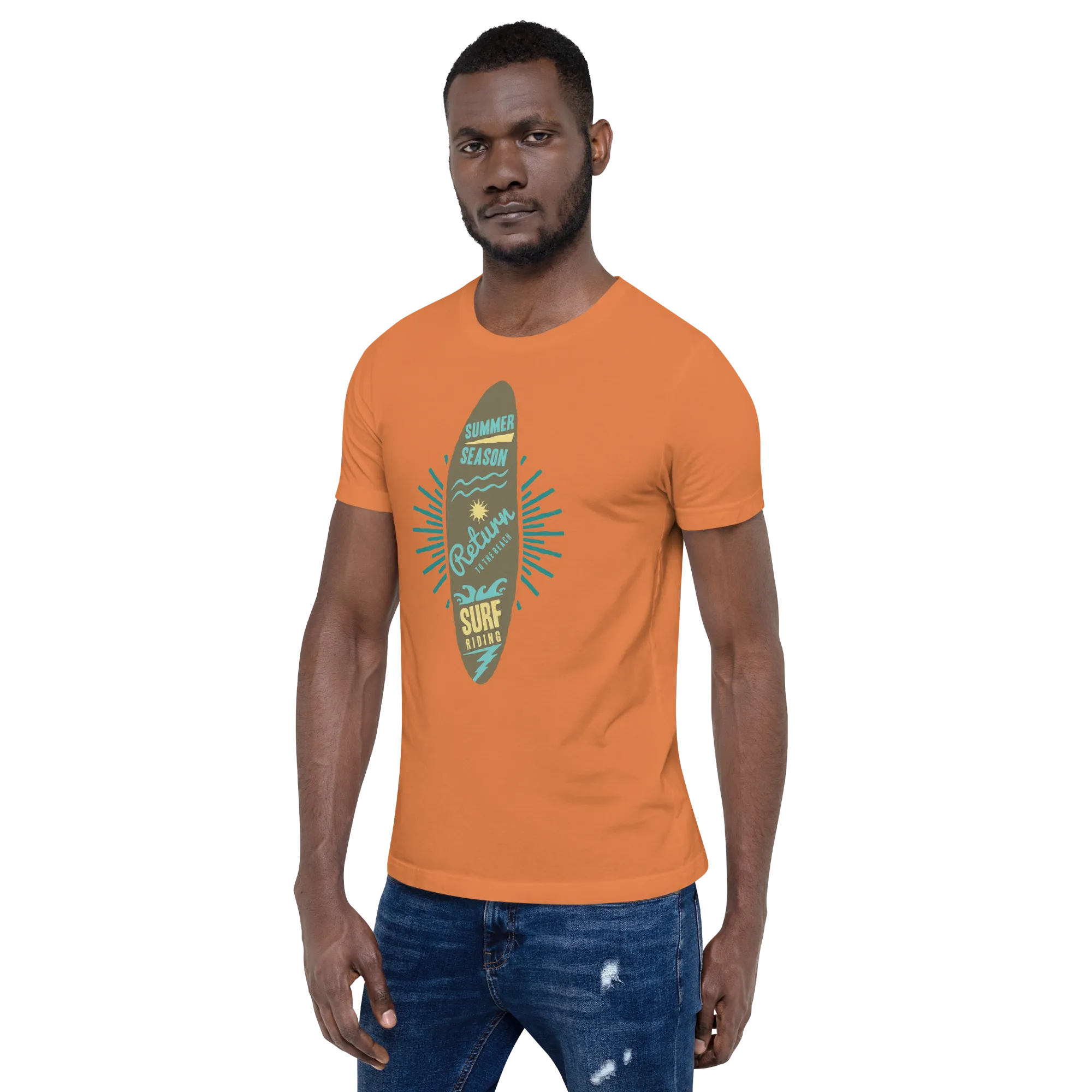 Men's Staple T-Shirt  - Surfboard
