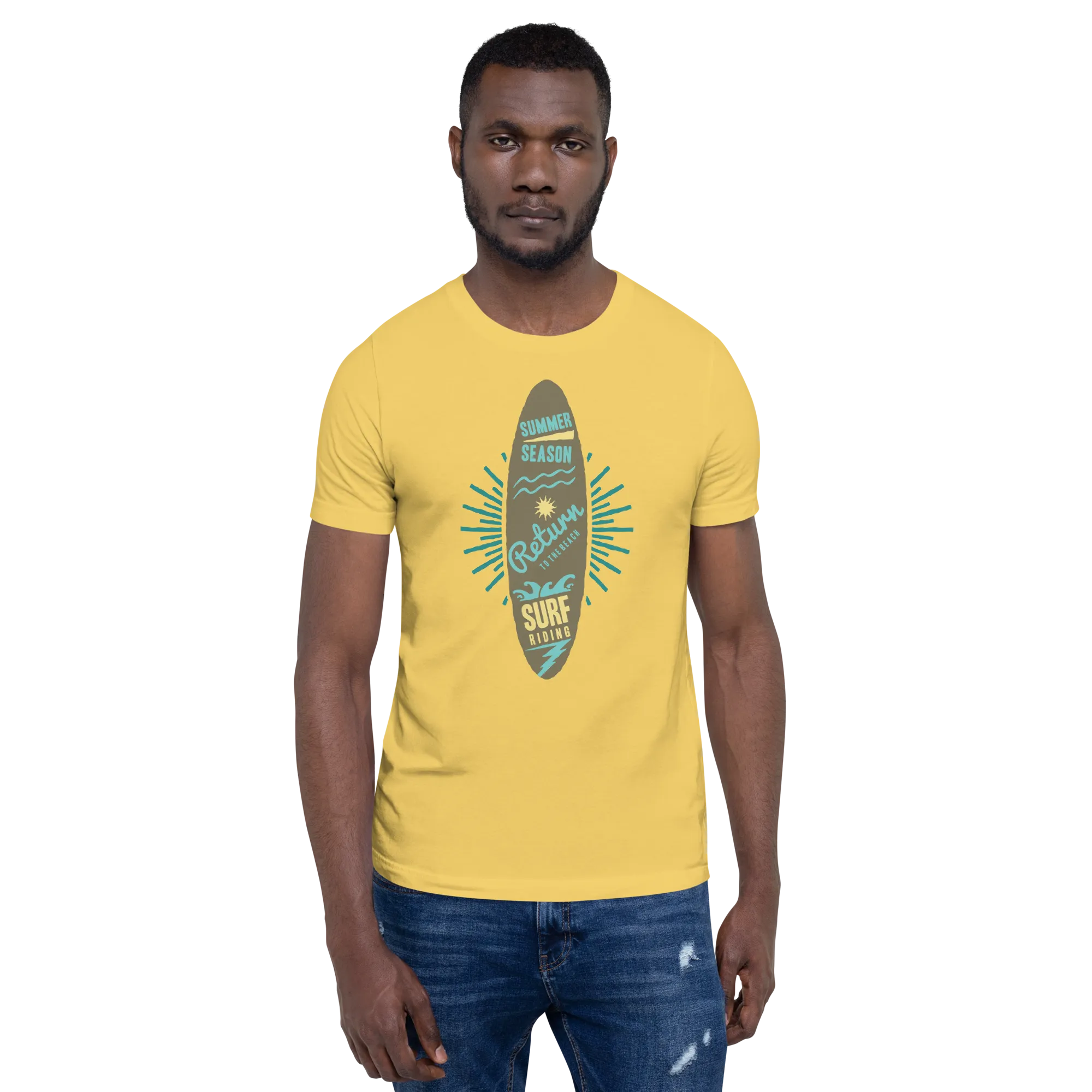 Men's Staple T-Shirt  - Surfboard