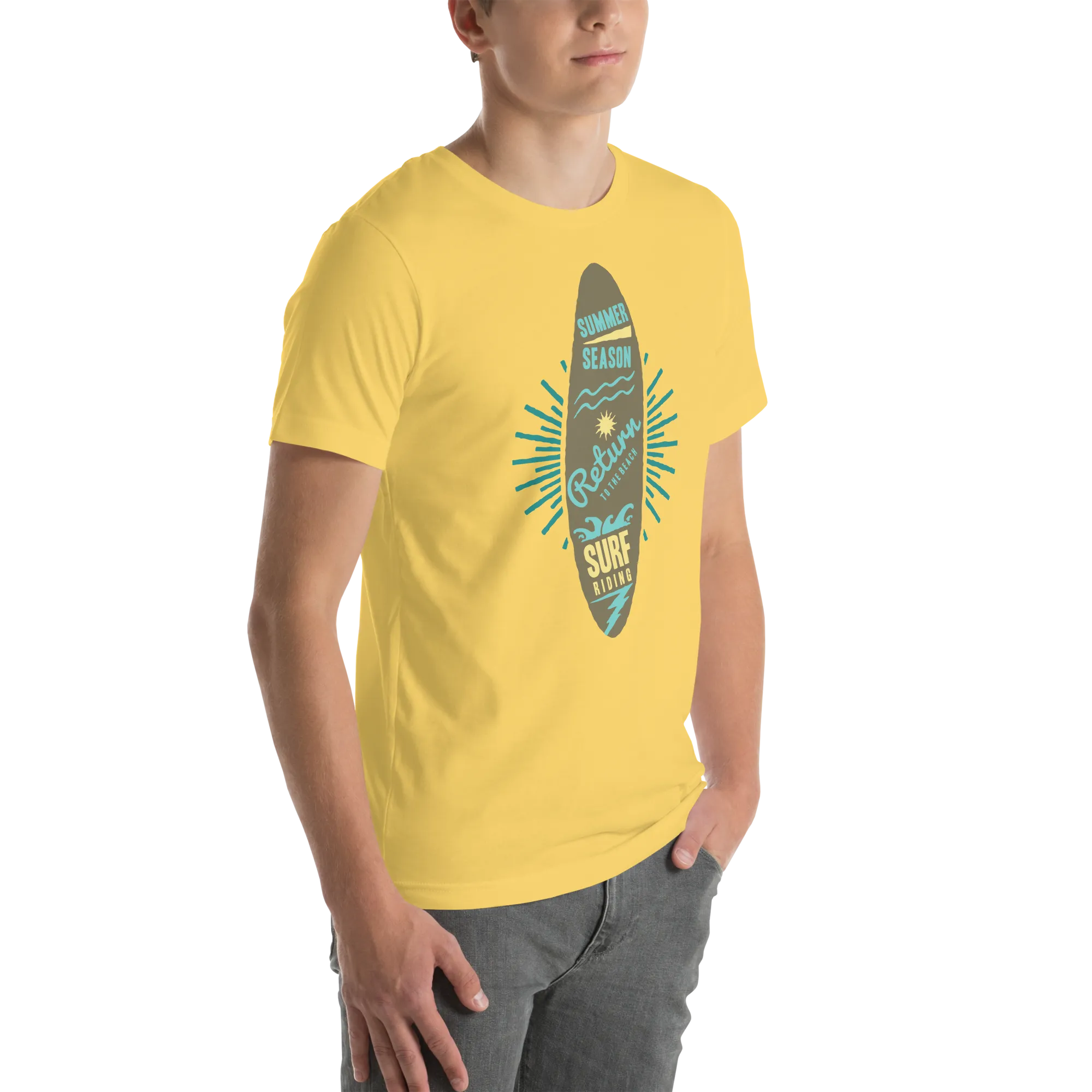 Men's Staple T-Shirt  - Surfboard