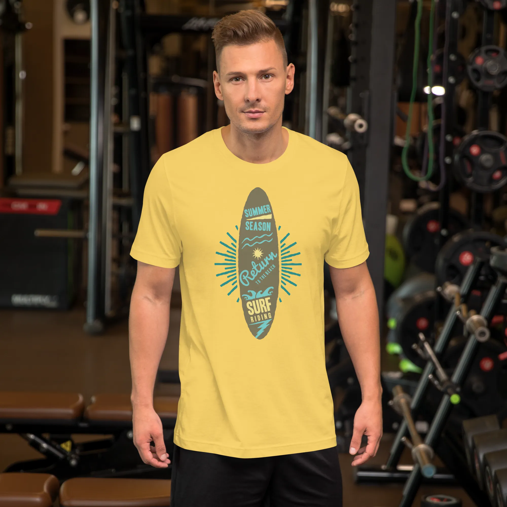 Men's Staple T-Shirt  - Surfboard
