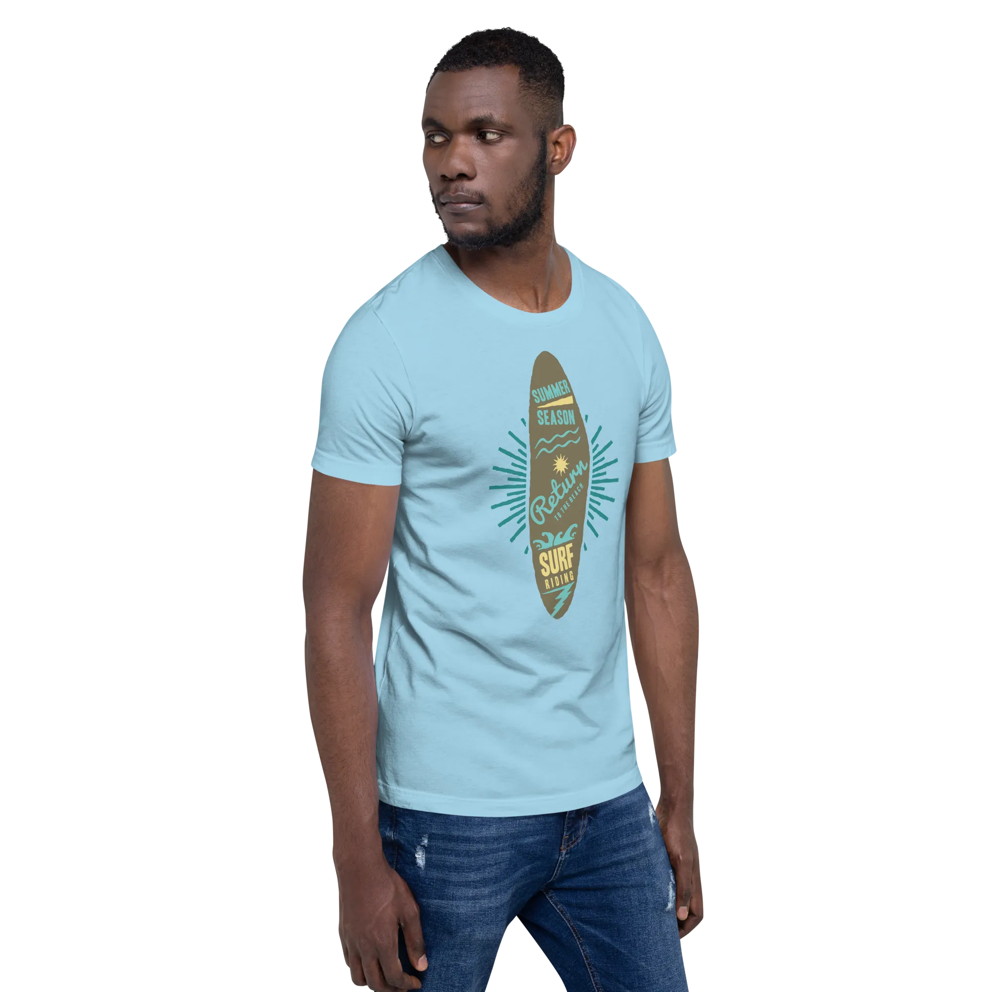 Men's Staple T-Shirt  - Surfboard