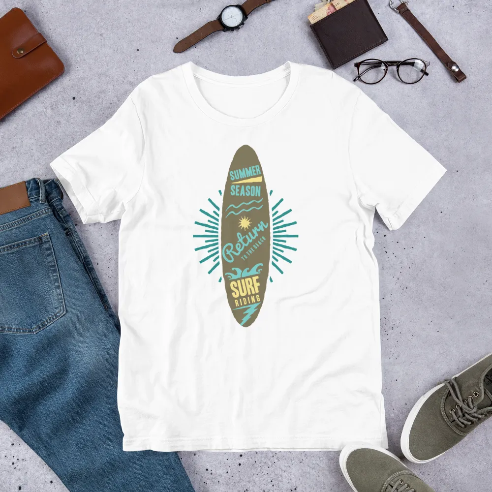 Men's Staple T-Shirt  - Surfboard