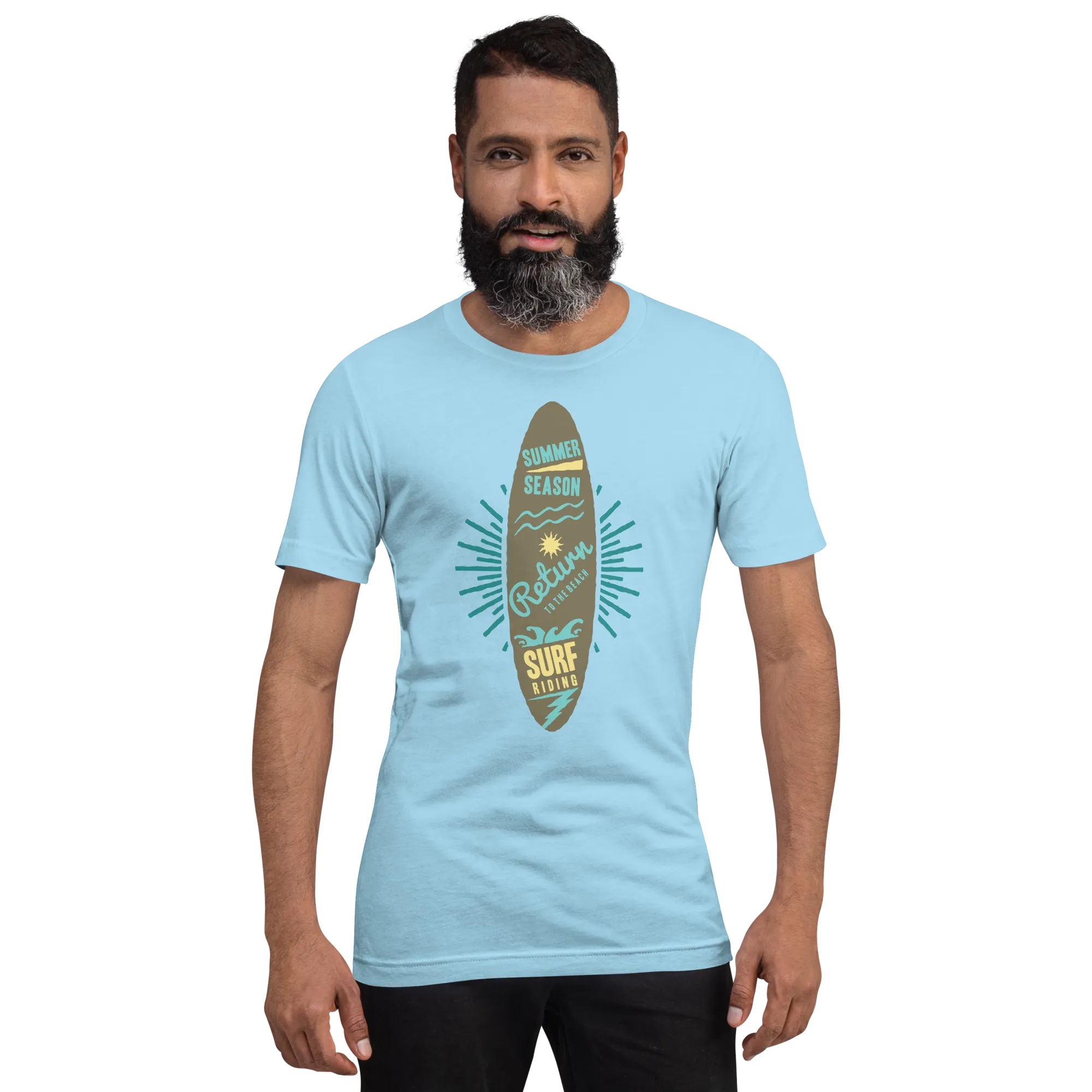 Men's Staple T-Shirt  - Surfboard