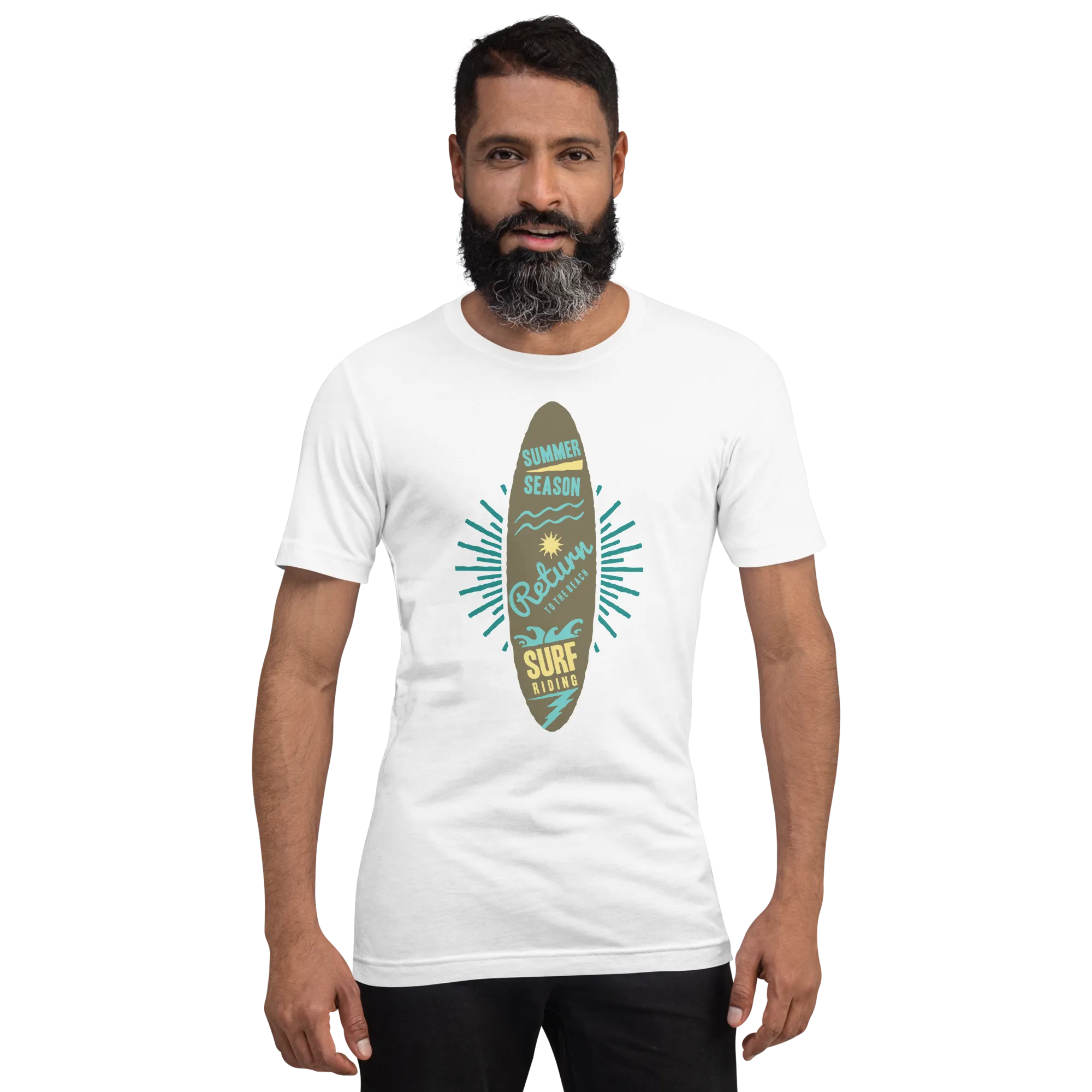 Men's Staple T-Shirt  - Surfboard
