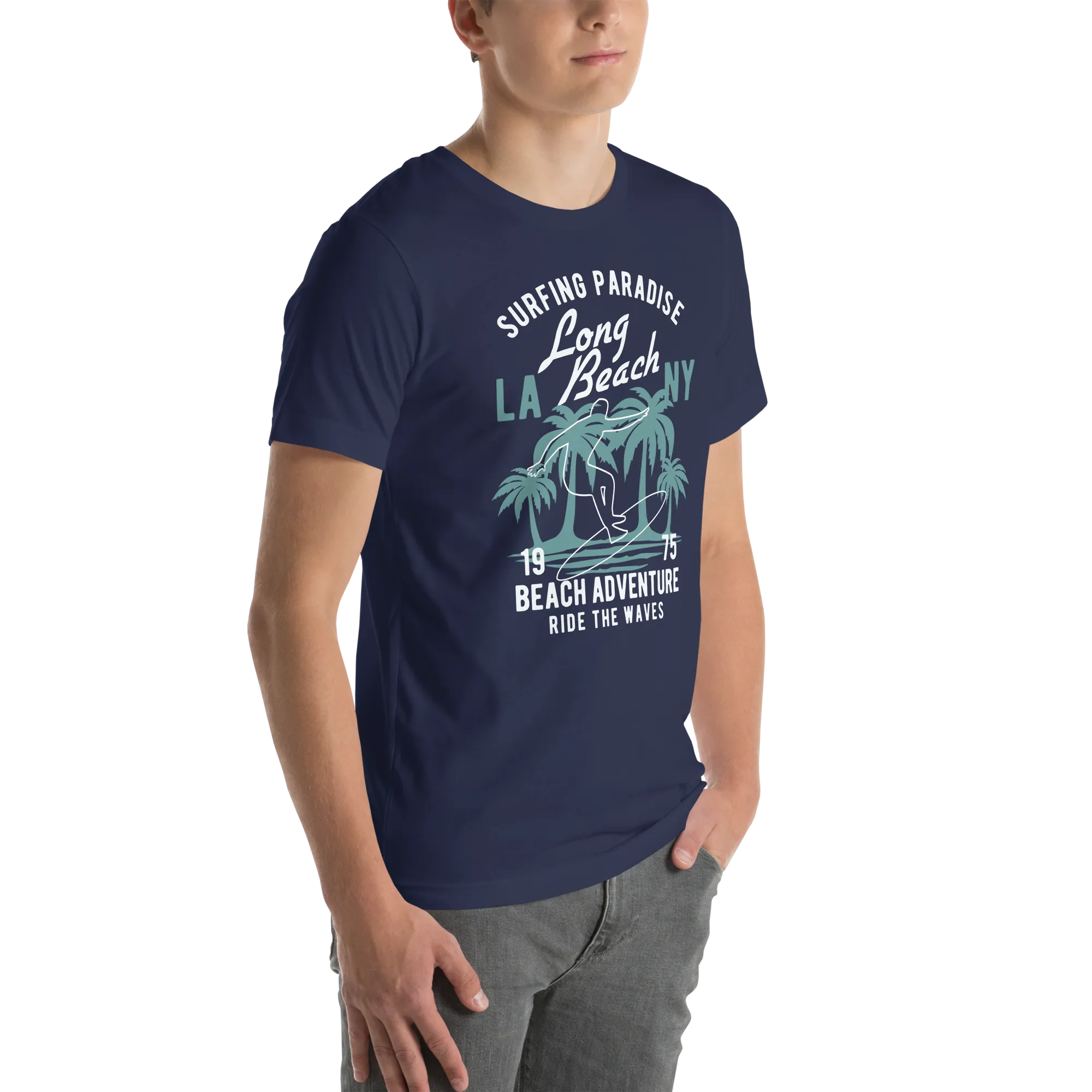 Mens t-shirt - Long Beach
