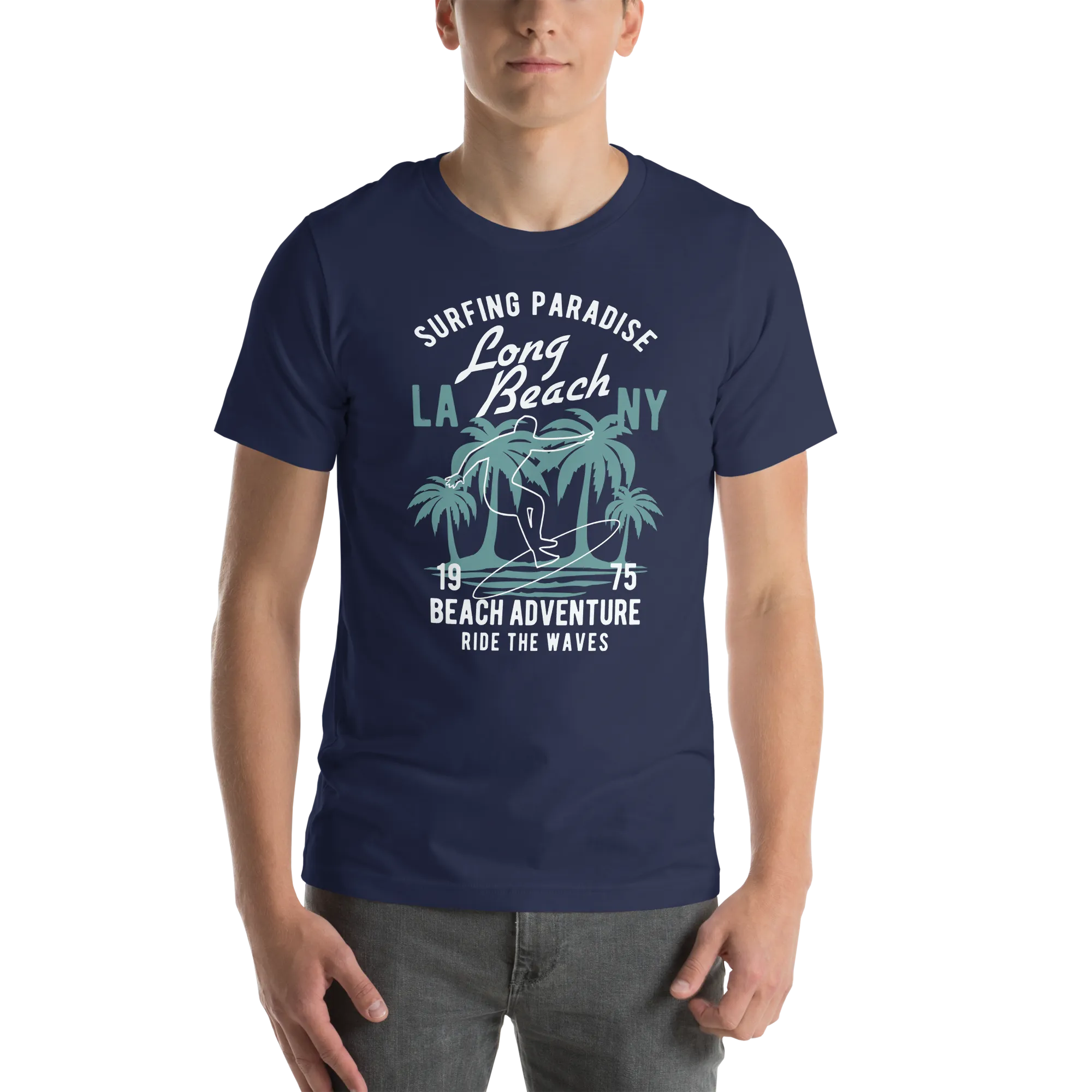 Mens t-shirt - Long Beach