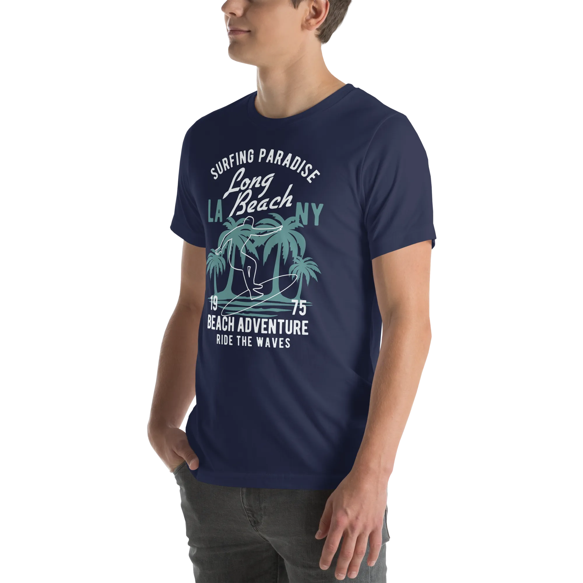 Mens t-shirt - Long Beach