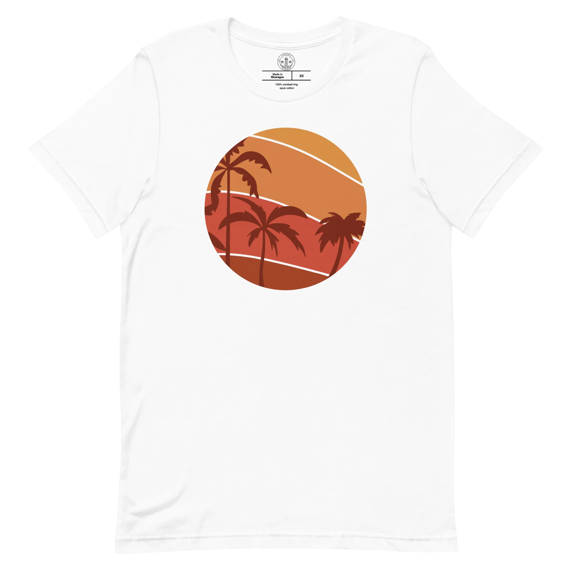Mens t-shirt - Sunset Palms