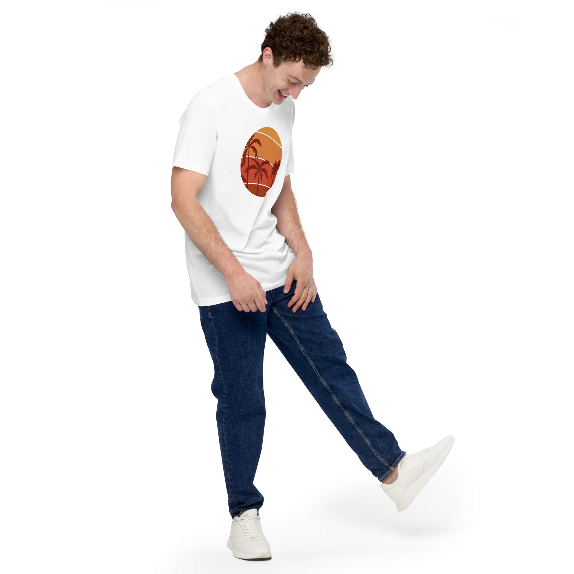Mens t-shirt - Sunset Palms