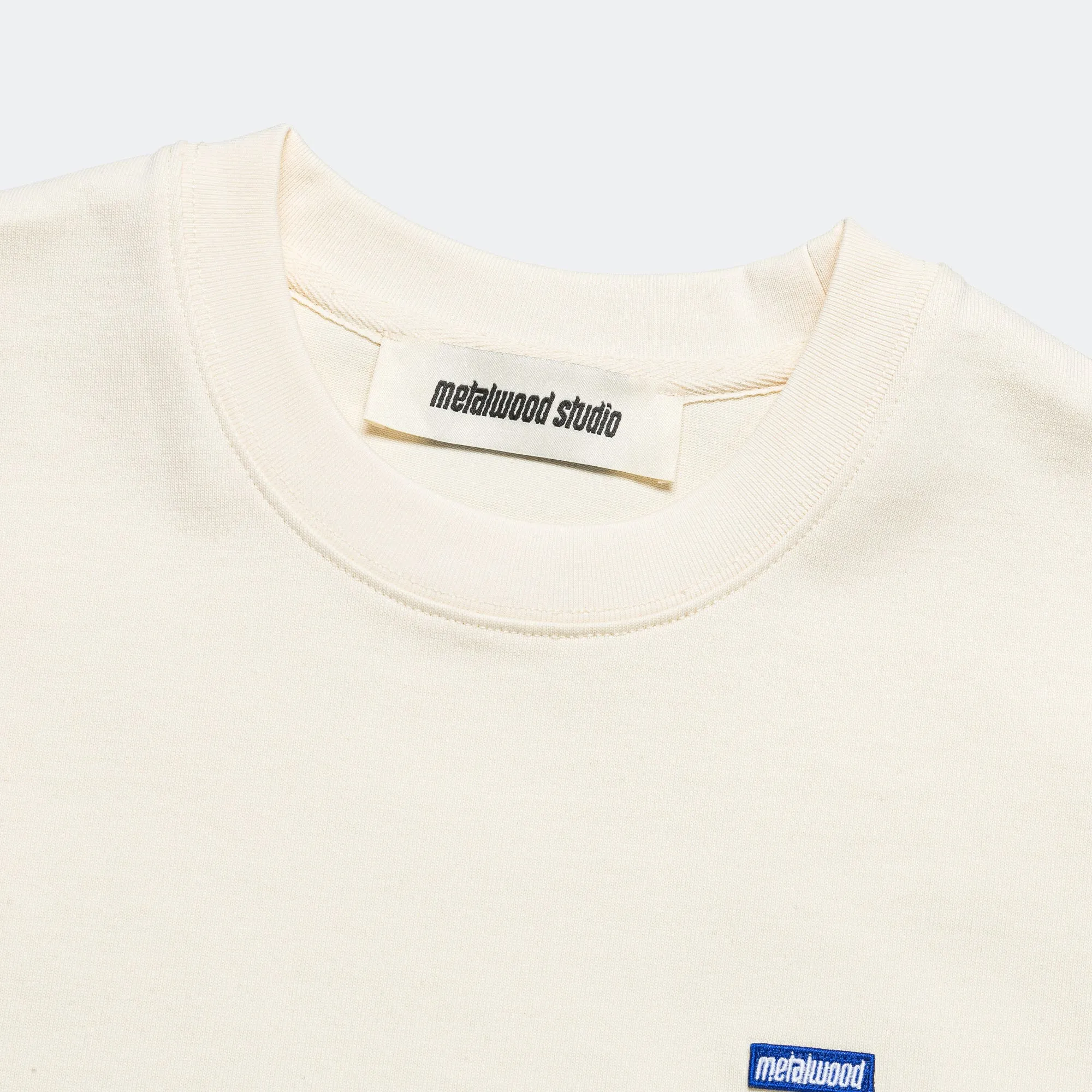 Mini Metal Logo T-Shirt - Bone