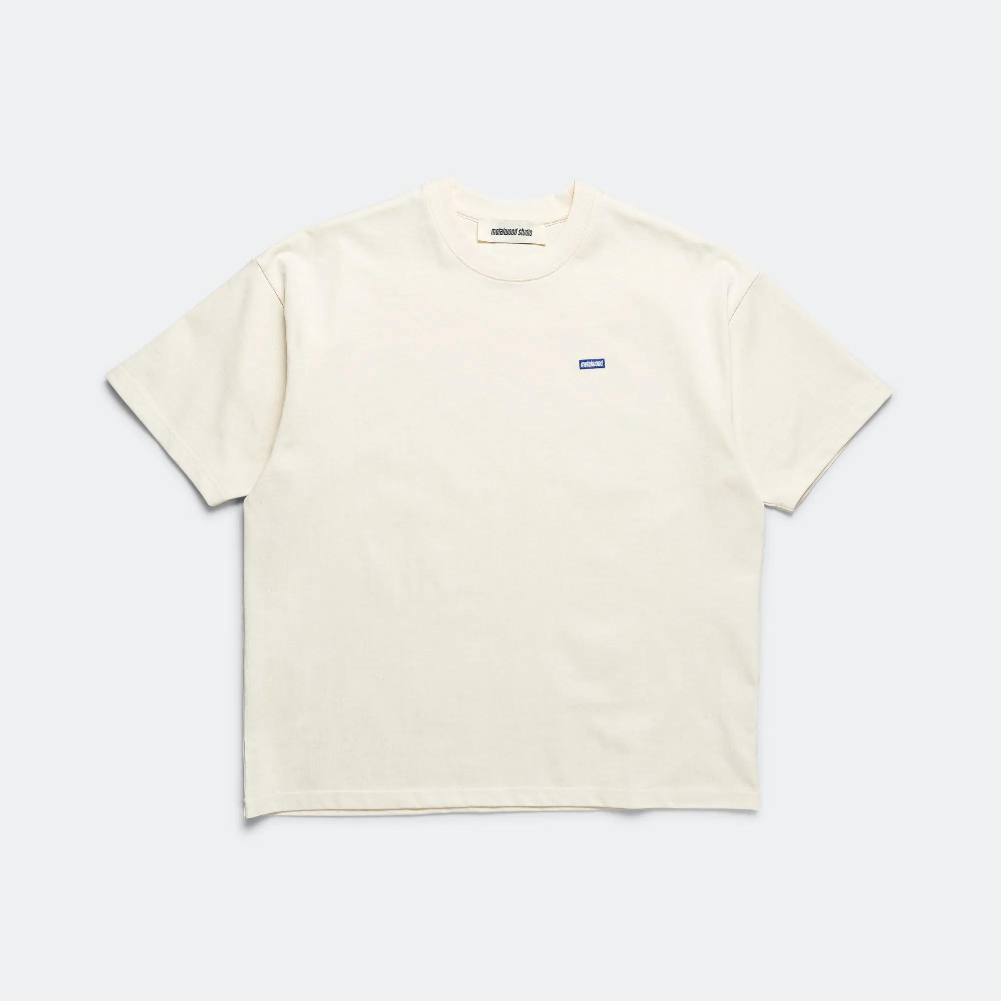 Mini Metal Logo T-Shirt - Bone