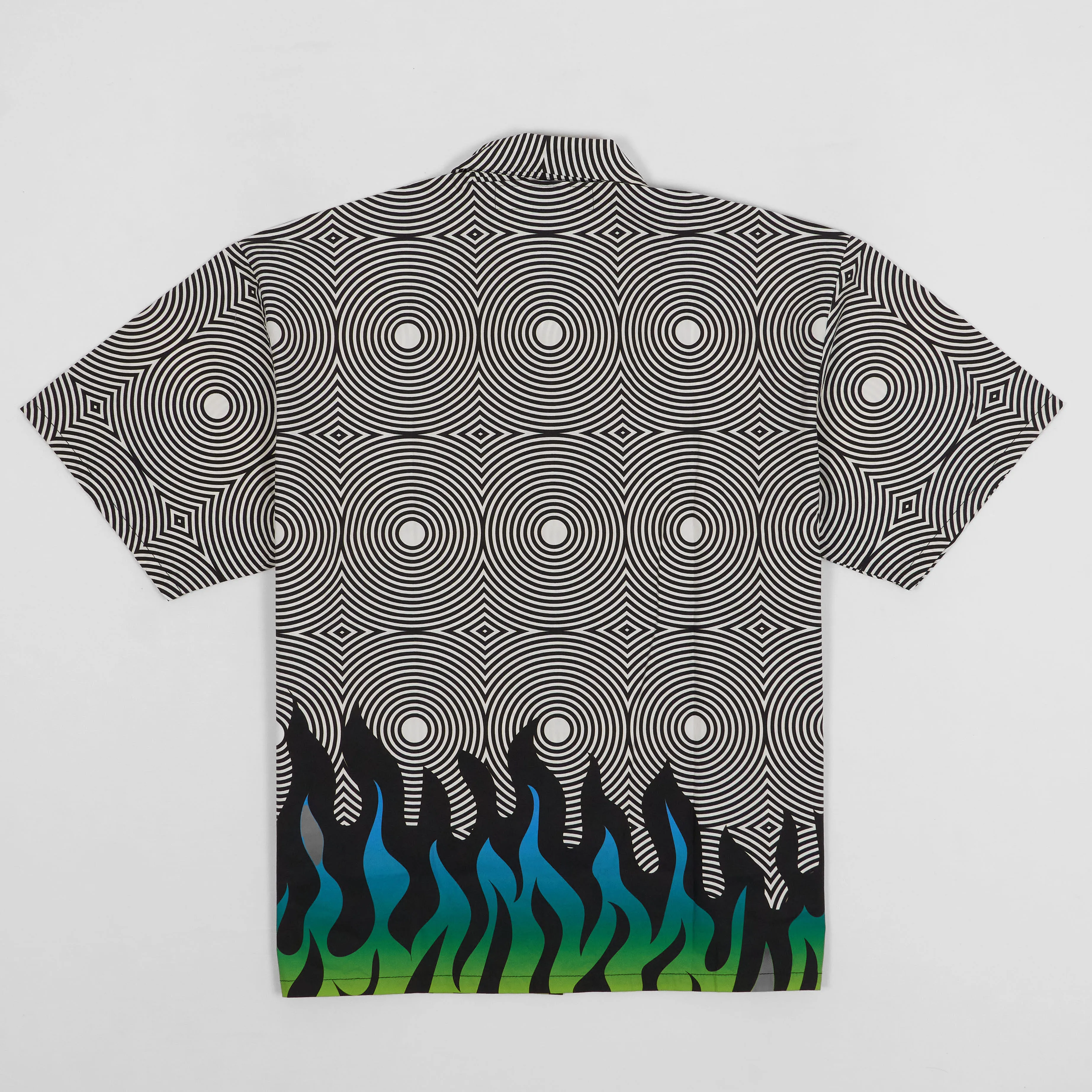 Neighborhood  x DSC Short Sleeve Flamepatern Shirt