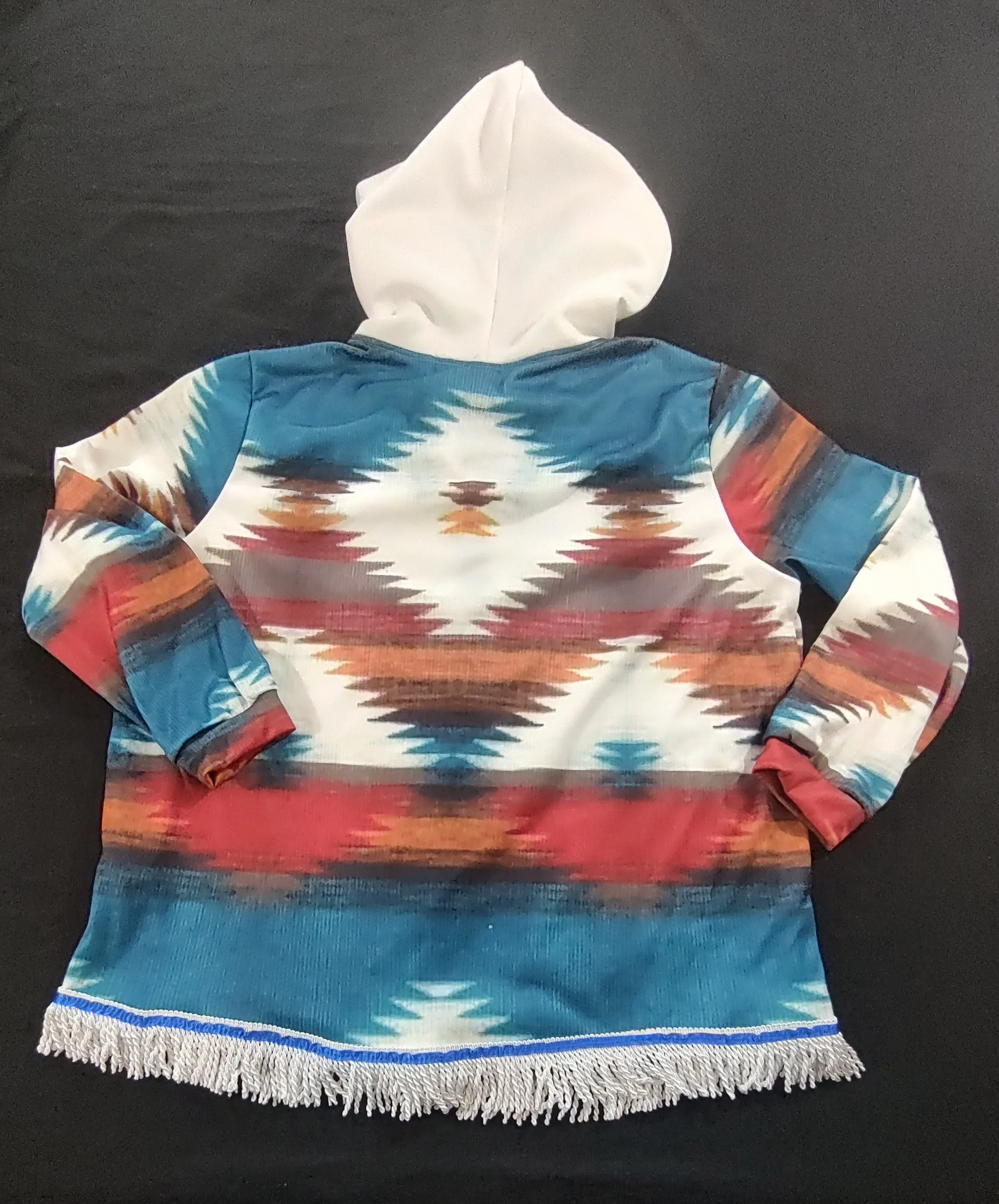 Northern Kingdom Lightweight Hooded Jacket with Fringes