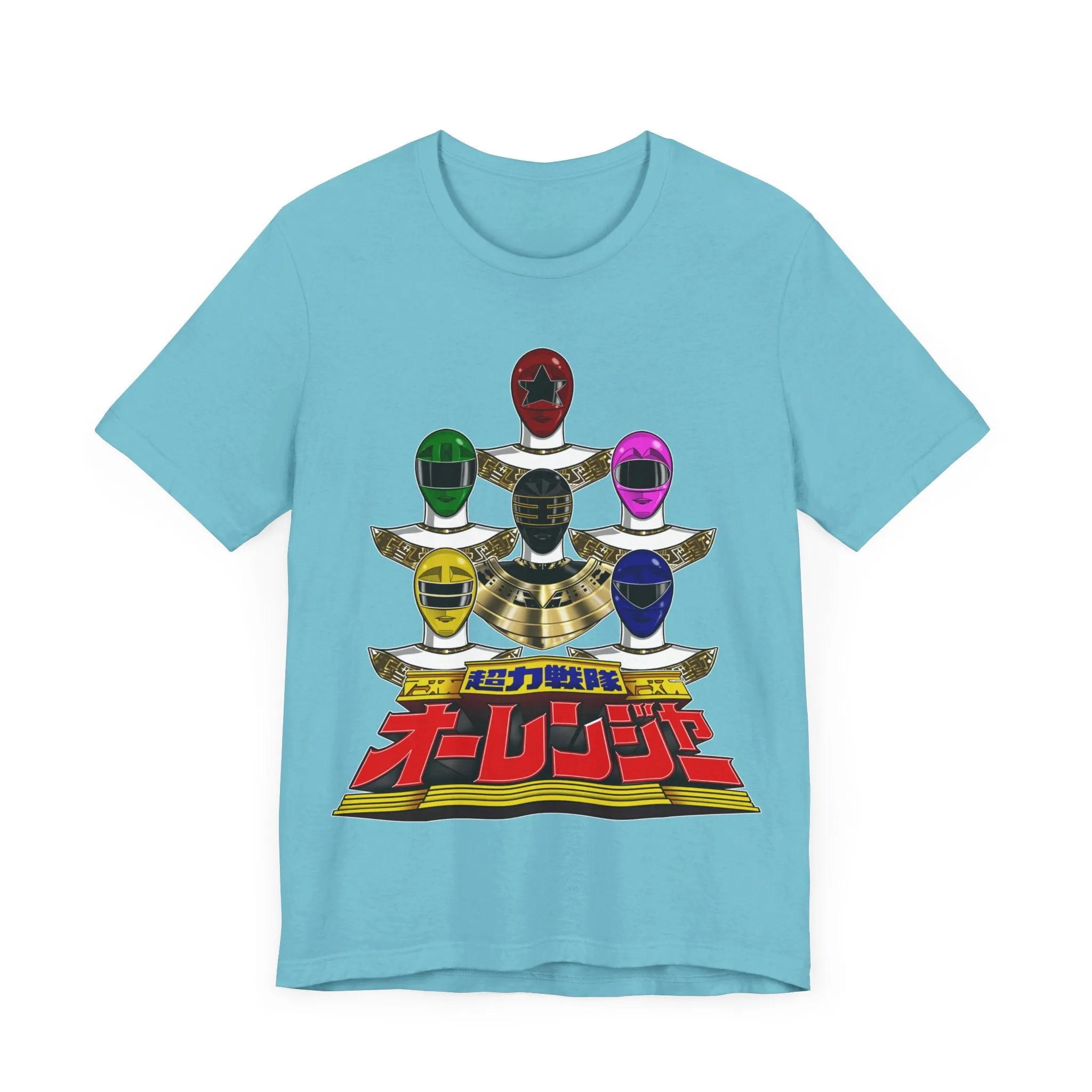 Ohranger Team Super Sentai T Shirt Custom Graphic Art Cosplay Shirts Power Rangers Retro Vintage 90s Tee