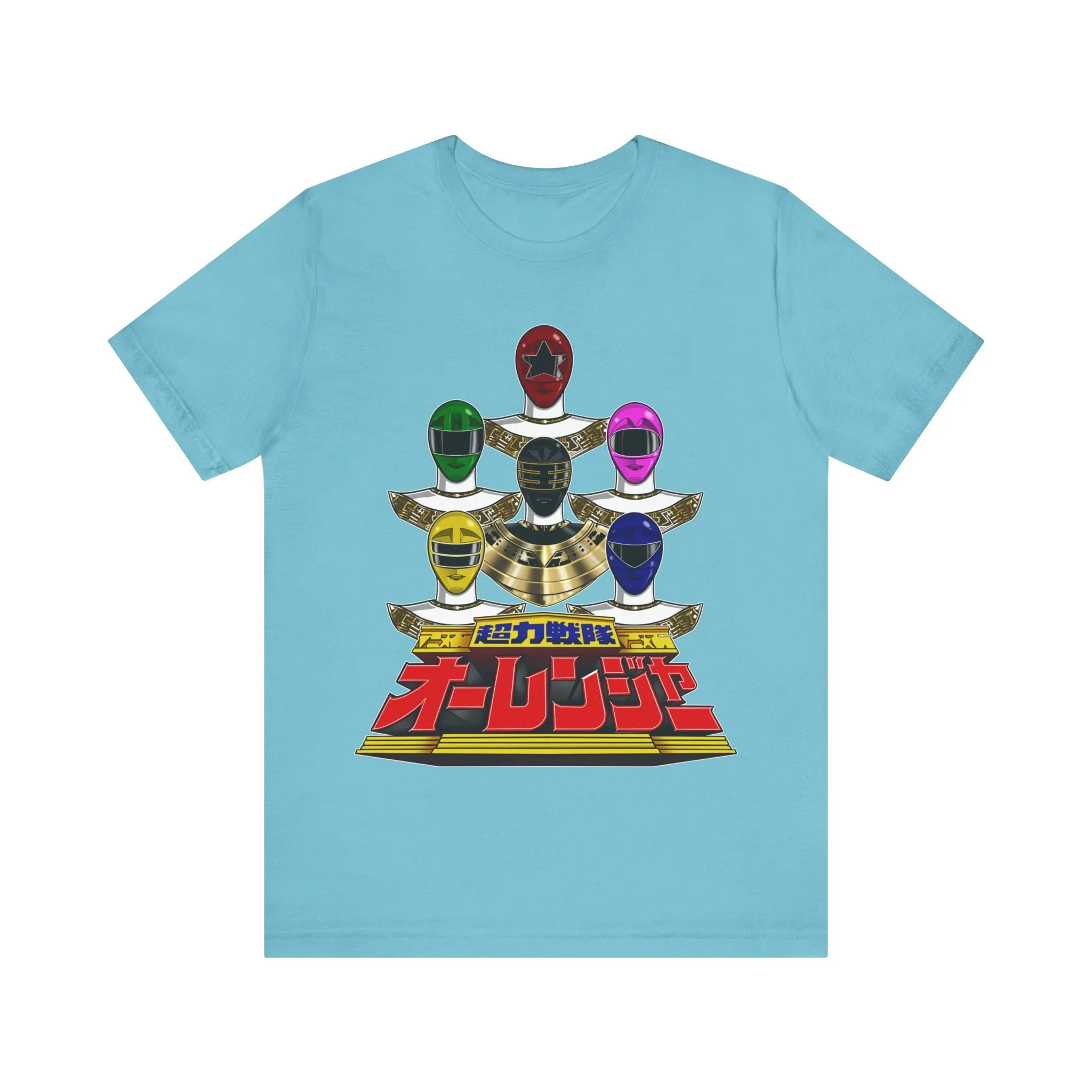 Ohranger Team Super Sentai T Shirt Custom Graphic Art Cosplay Shirts Power Rangers Retro Vintage 90s Tee