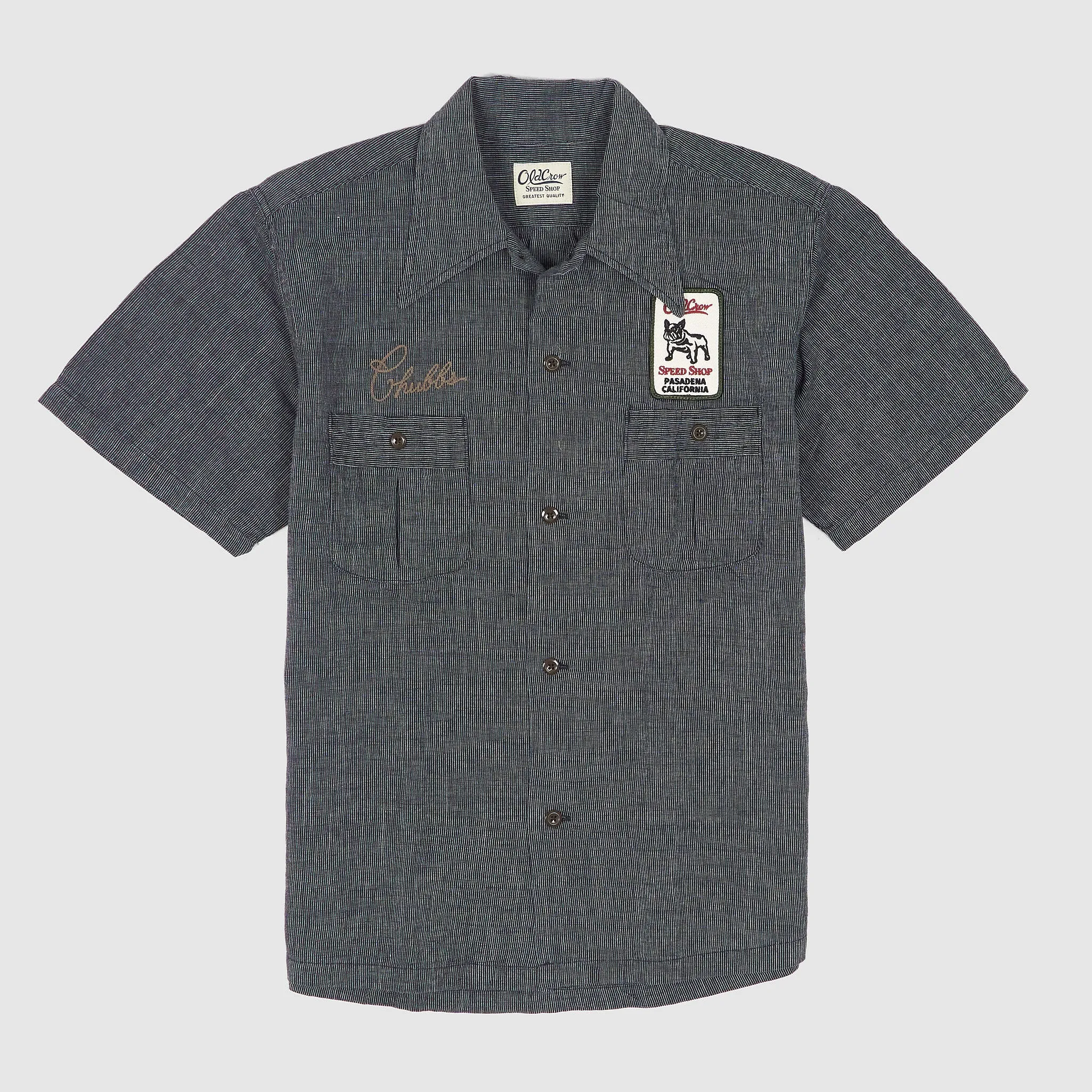 Old Crow Speed Shop by Glad Hand & Co. Duesenberg Short Sleeve Work Shirt