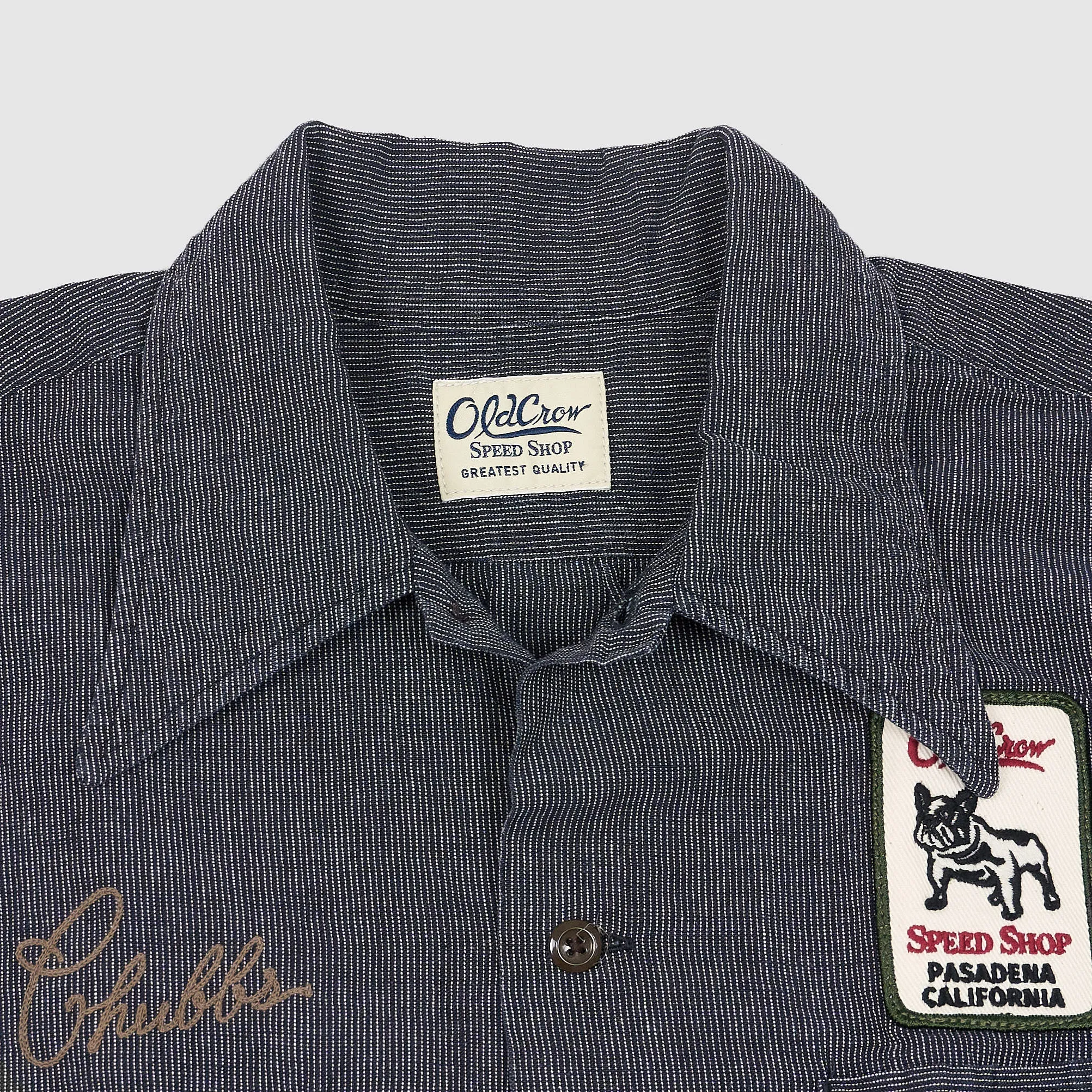 Old Crow Speed Shop by Glad Hand & Co. Duesenberg Short Sleeve Work Shirt