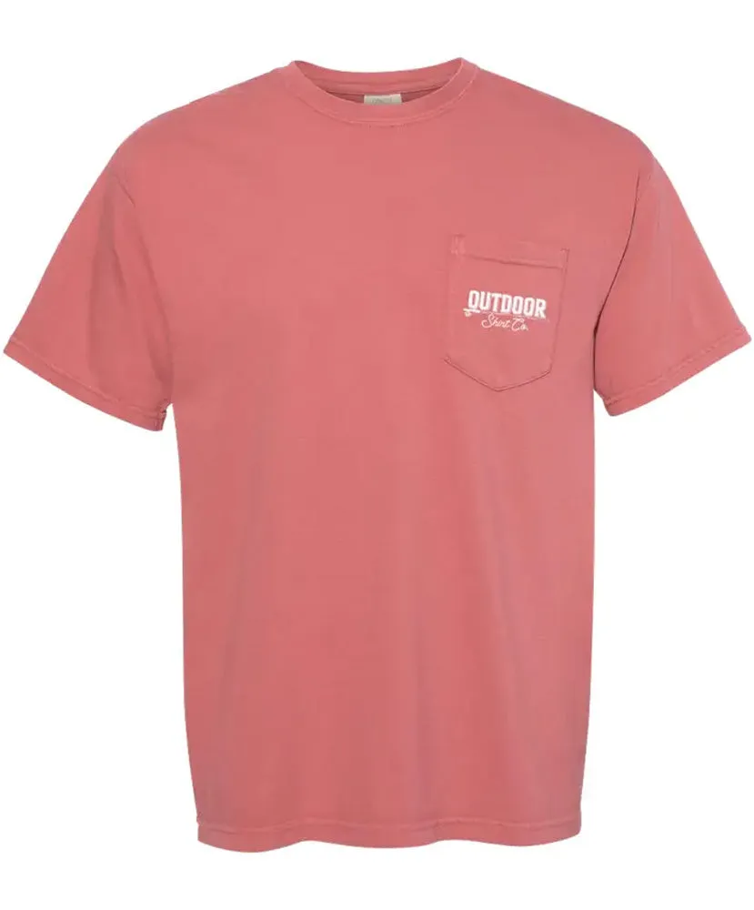 Outdoor Shirt Co - Sailfish Sunrise Pocket Tee