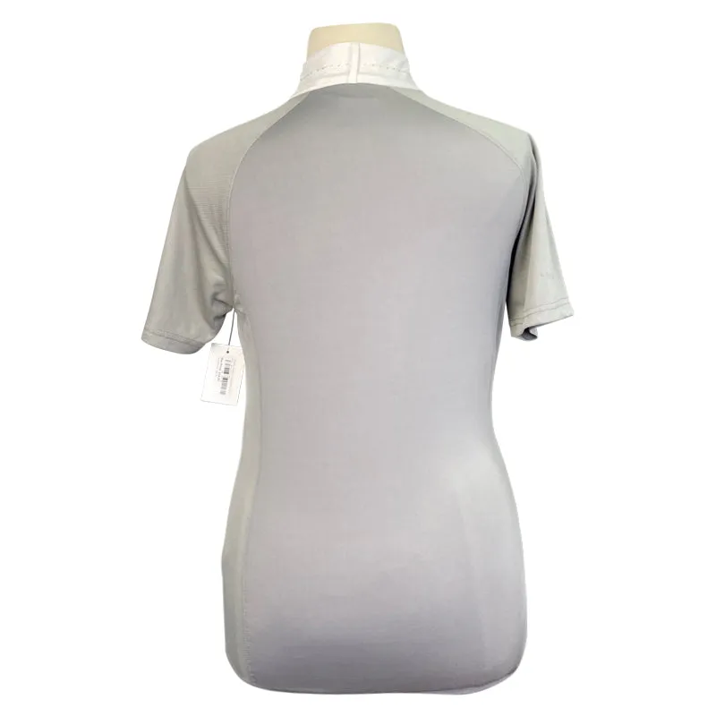 Ovation 'Elegance' Competition Shirt in Grey - Women's Large