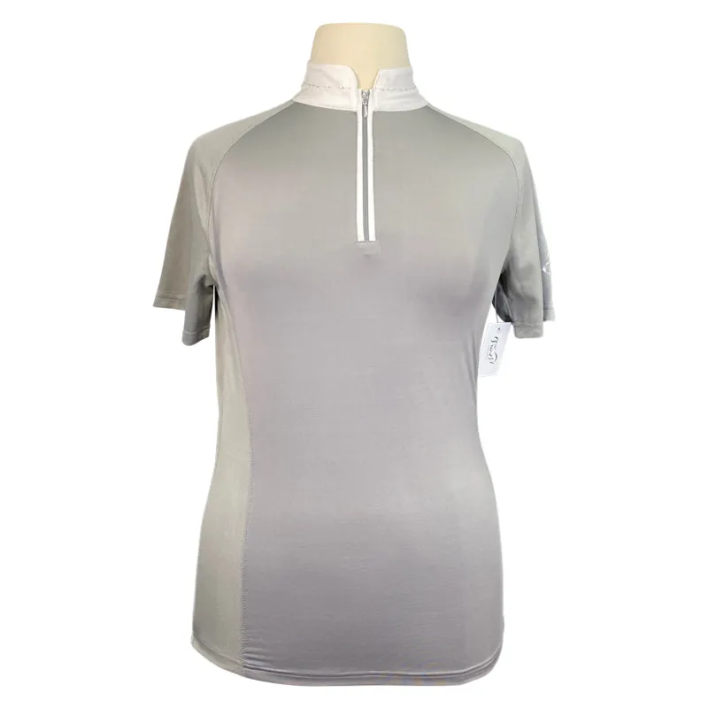 Ovation 'Elegance' Competition Shirt in Grey - Women's Large