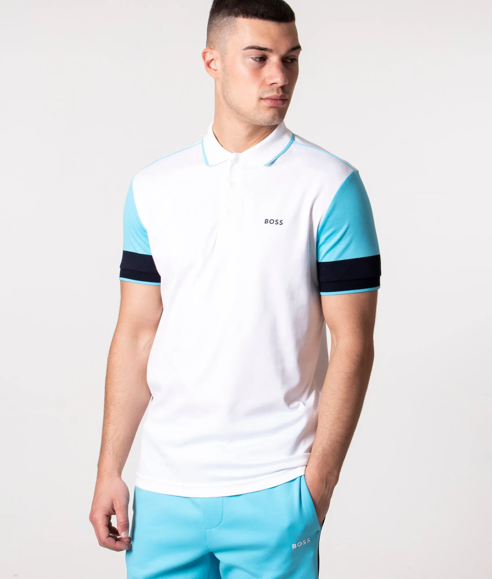 Paddy 11 Colour Block Polo Shirt
