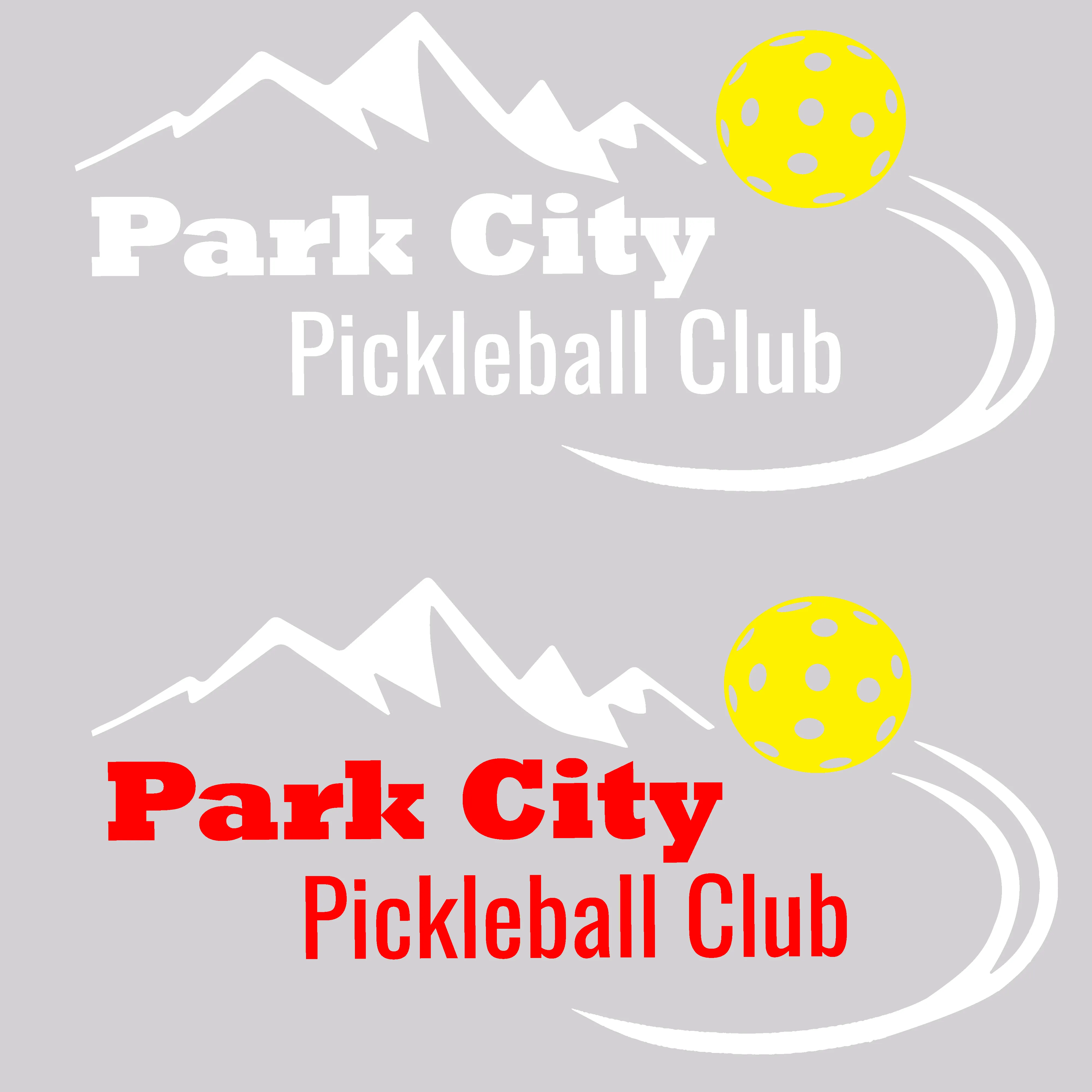 Park City Pickleball Club (Red Words) | Youth Short Sleeve Pickleball Shirts | 100% Polyester