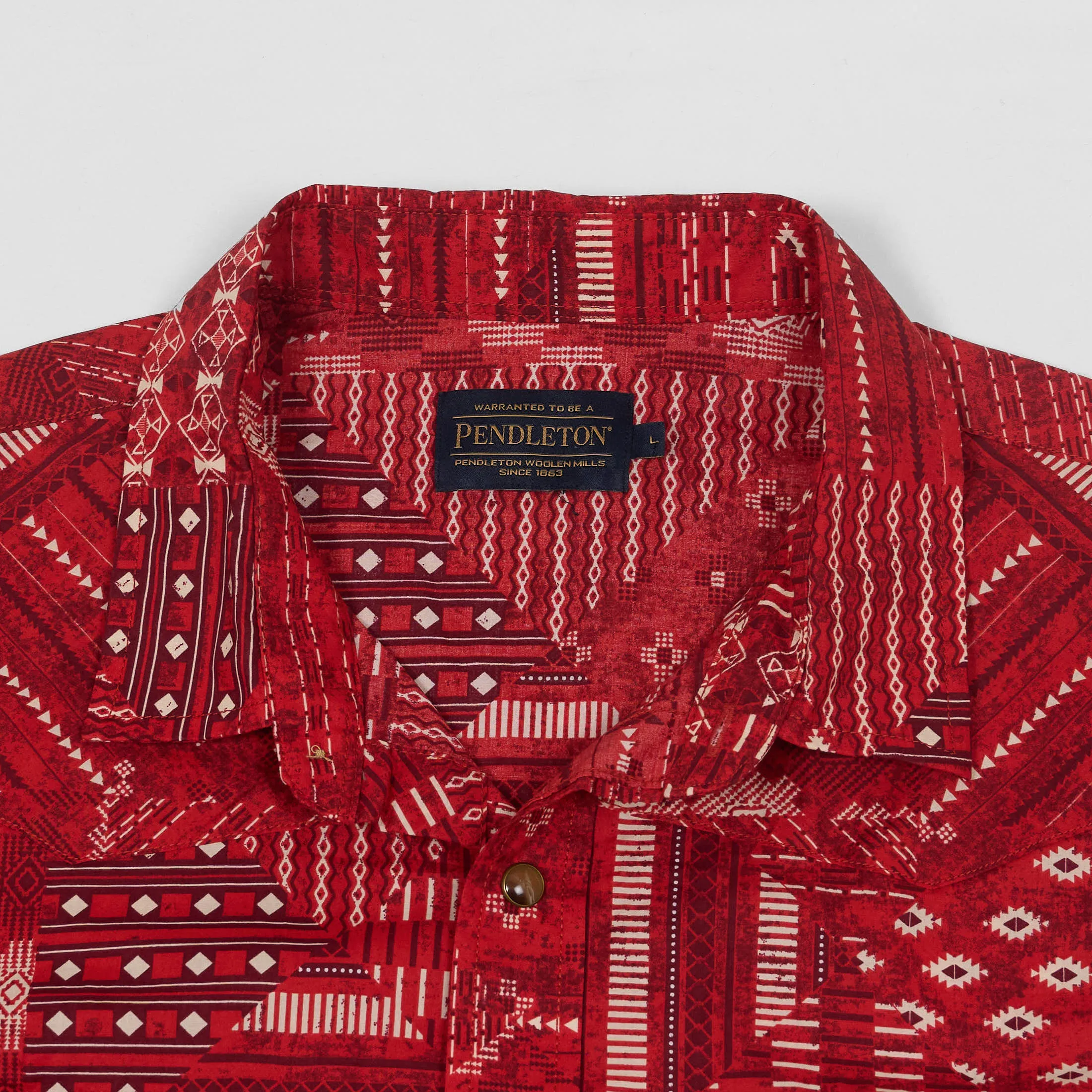Pendleton Bandana Printed  Short Sleeve Cotton Shirt