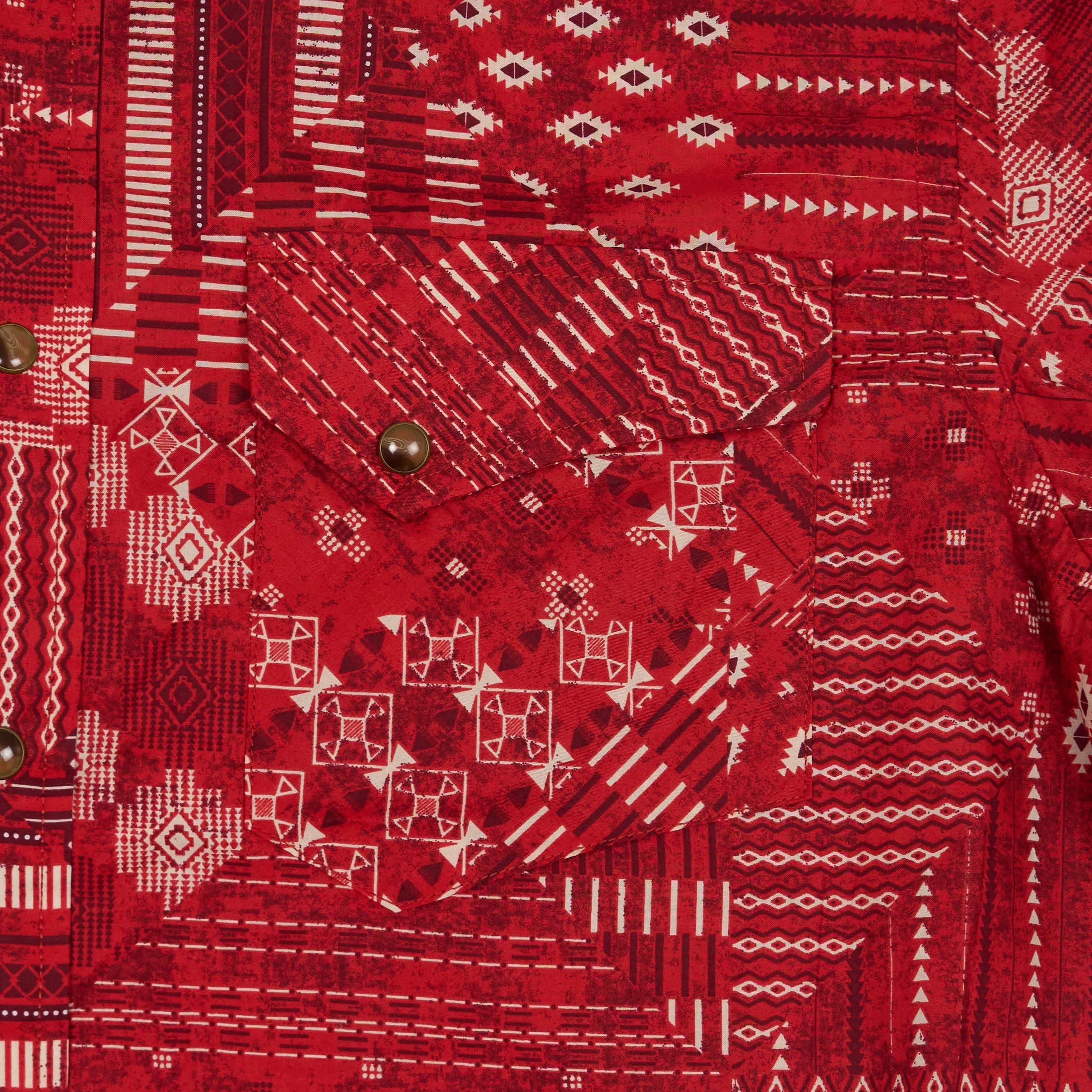 Pendleton Bandana Printed  Short Sleeve Cotton Shirt