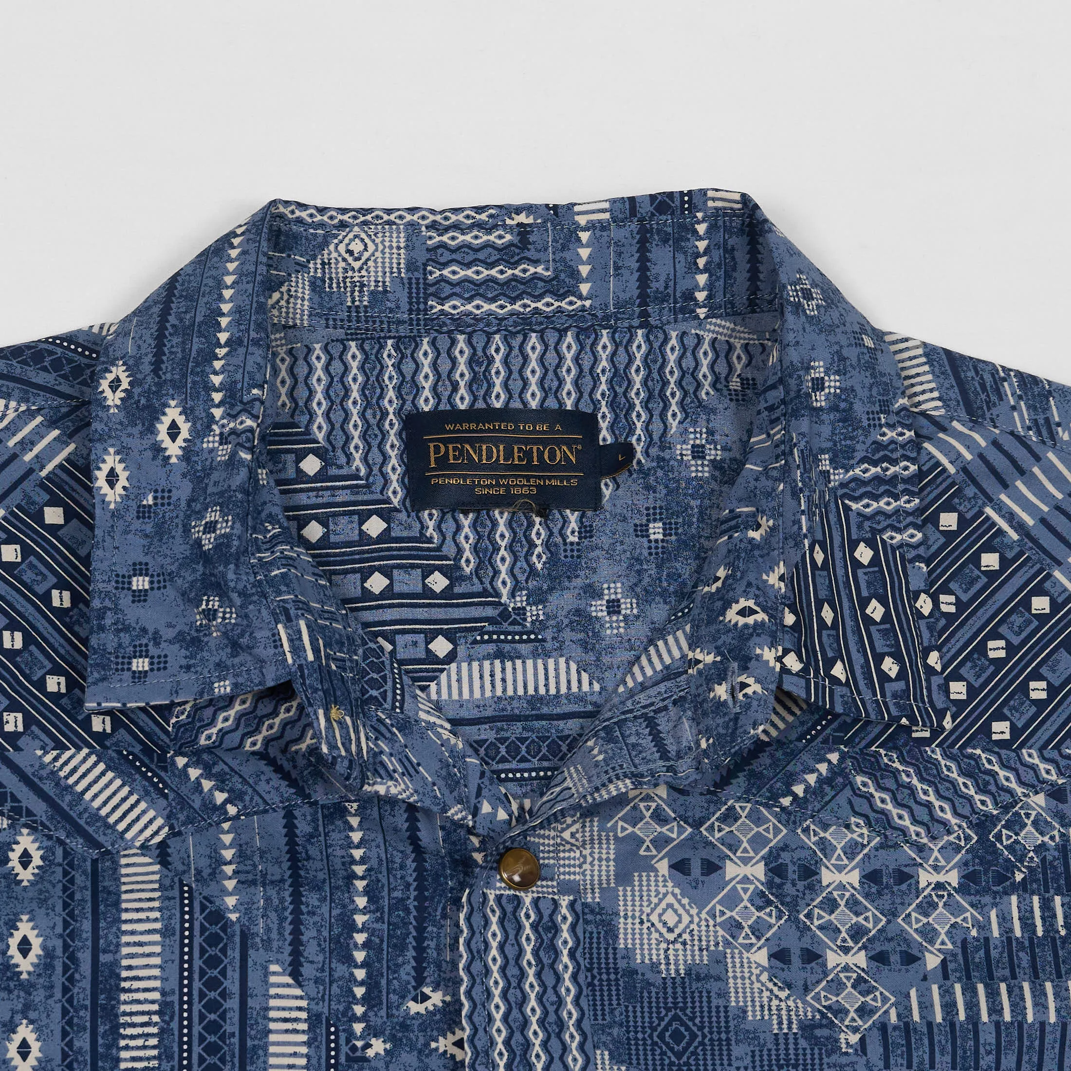 Pendleton Bandana Printed  Short Sleeve Cotton Shirt