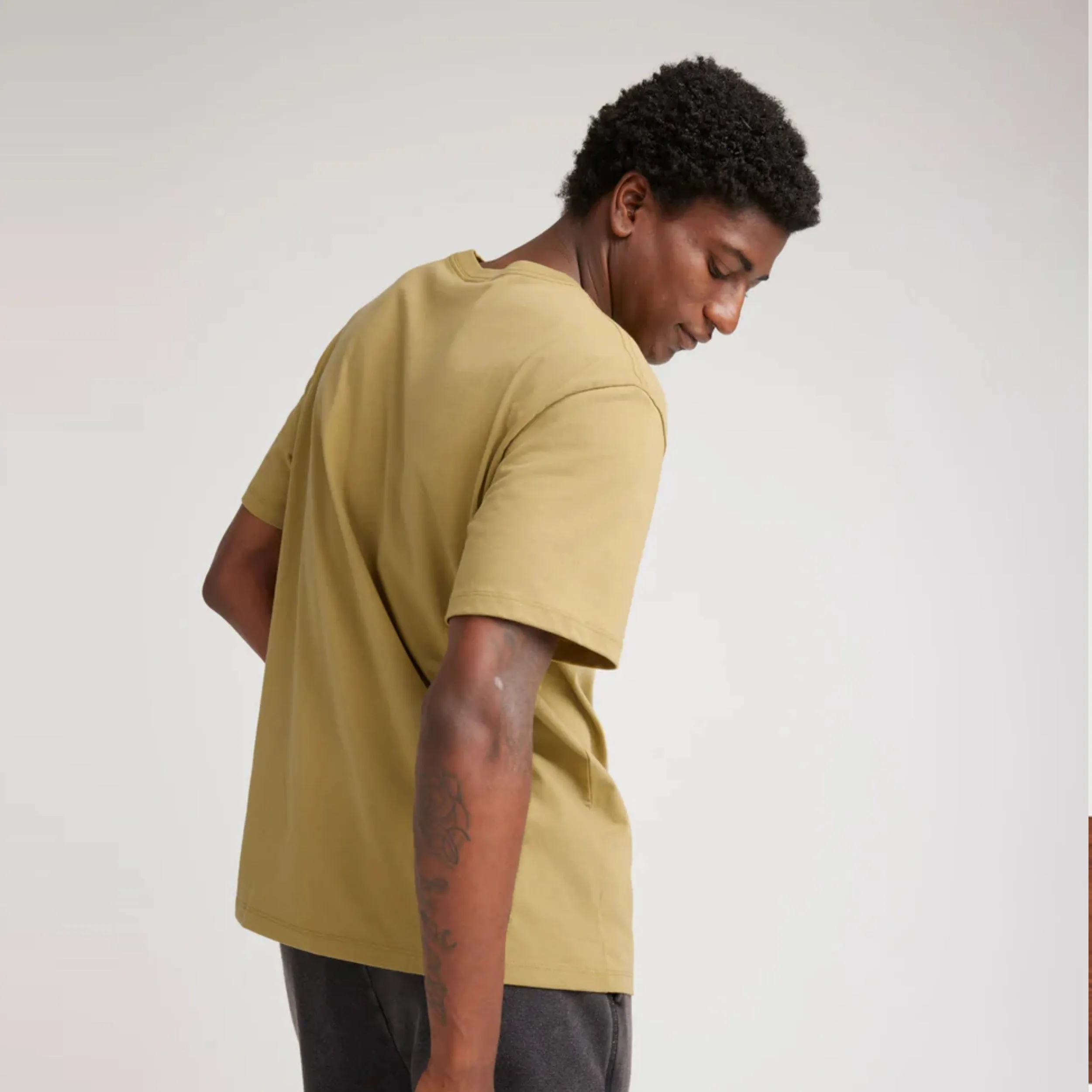 Pima Cotton Pocket Tee (Fennel Seed)
