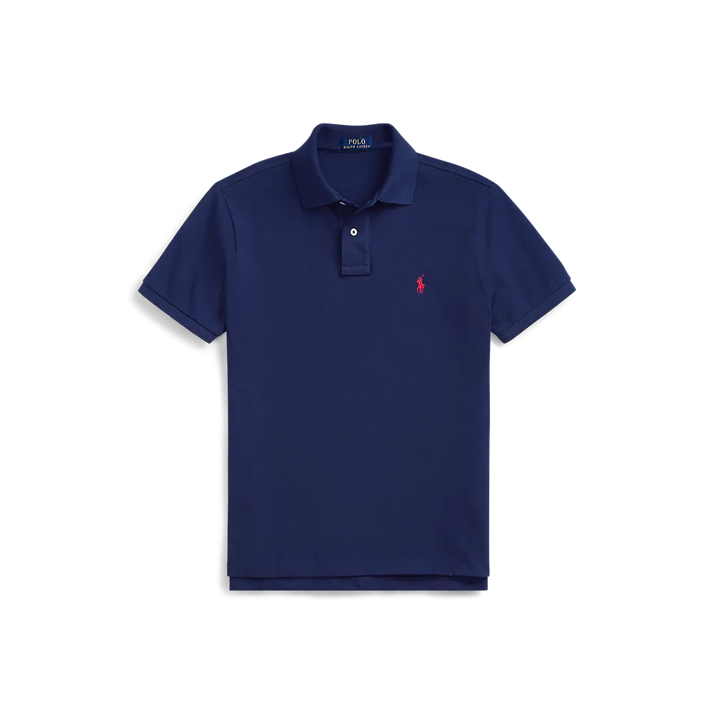 Polo Ralph Lauren Men’s Short Sleeve Mesh Polo – Custom Slim Fit