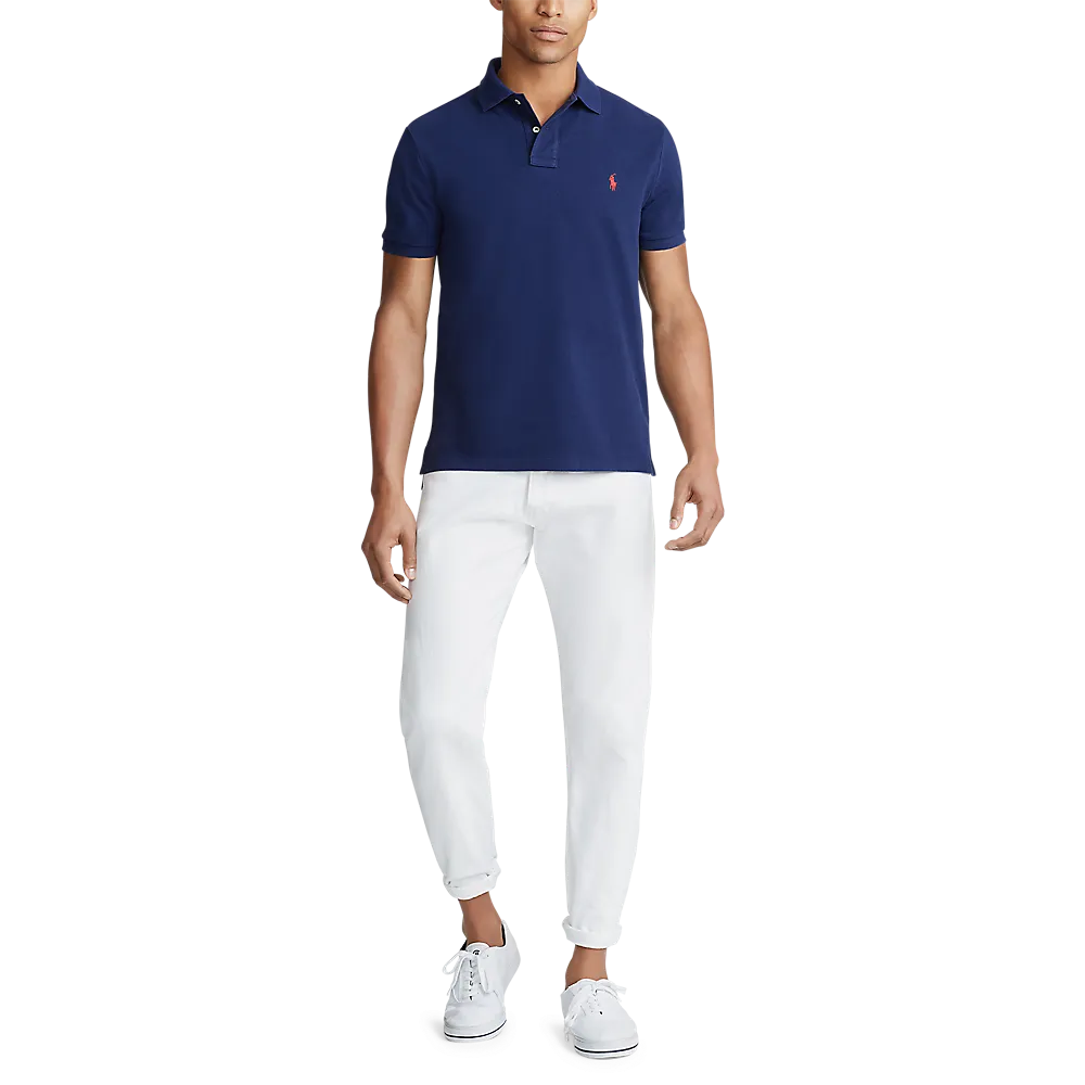Polo Ralph Lauren Men’s Short Sleeve Mesh Polo – Custom Slim Fit