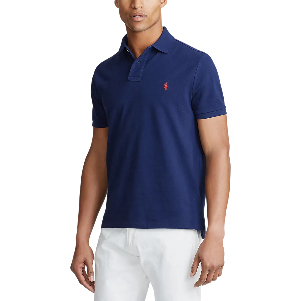 Polo Ralph Lauren Men’s Short Sleeve Mesh Polo – Custom Slim Fit
