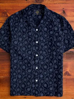 Rendi Button-Up Shirt in Navy