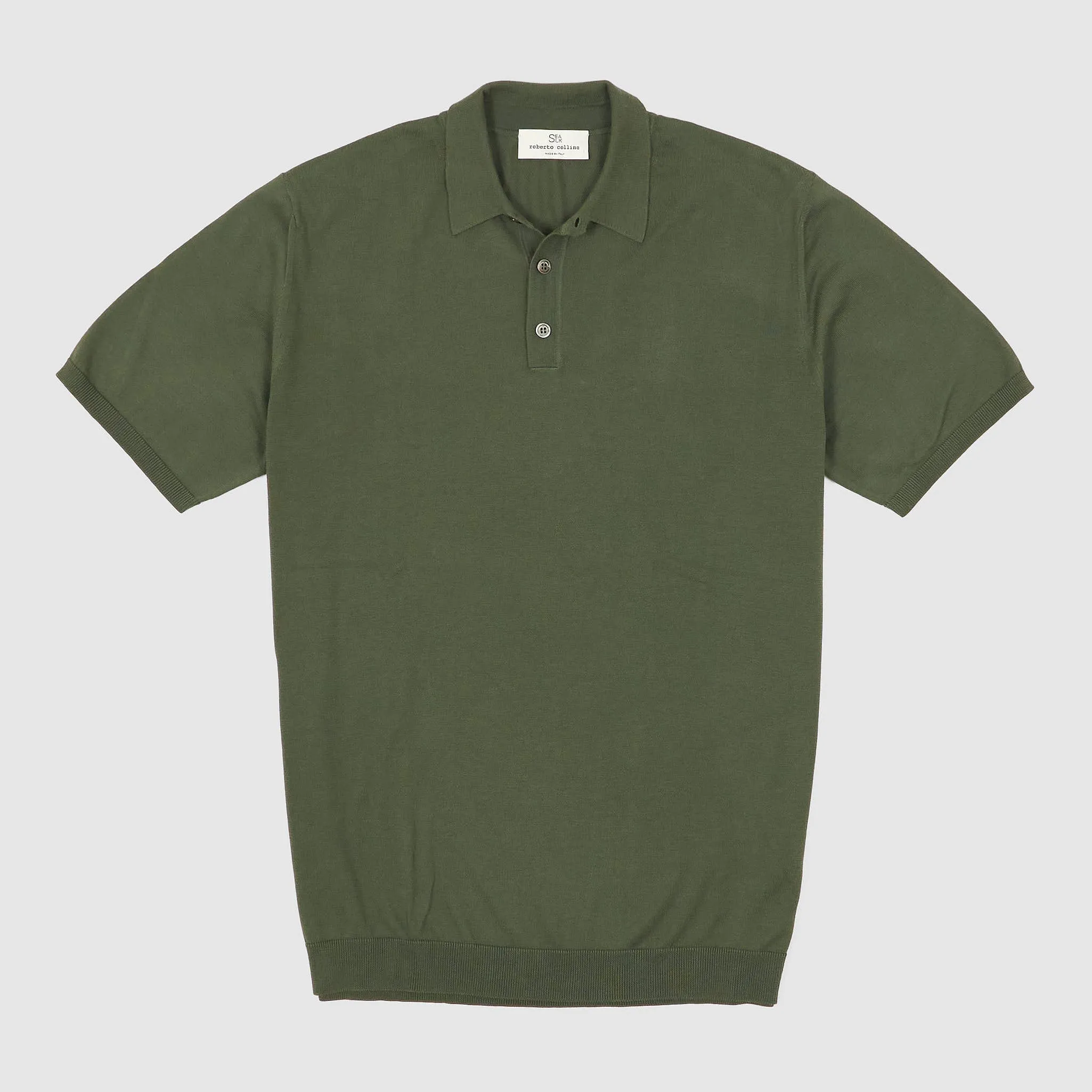 Roberto Collina Short Sleeve Polo Shirts