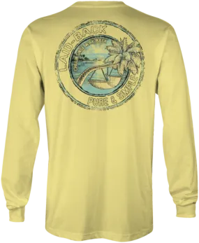 Runway Tropical Palm Long Sleeve Performance Shirt