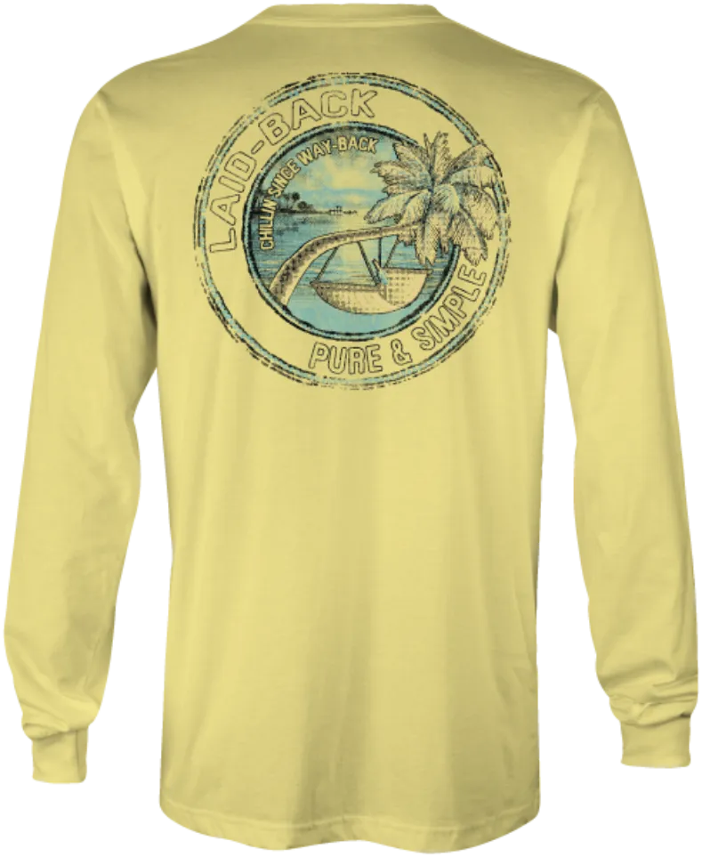 Runway Tropical Palm Long Sleeve Performance Shirt