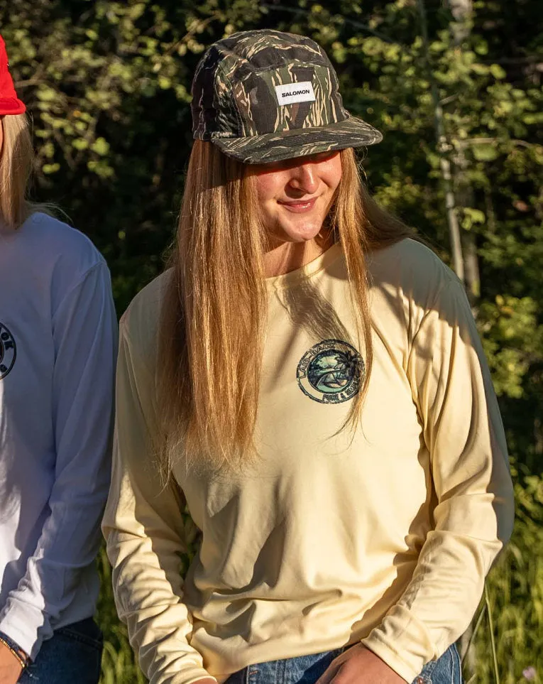 Runway Tropical Palm Long Sleeve Performance Shirt