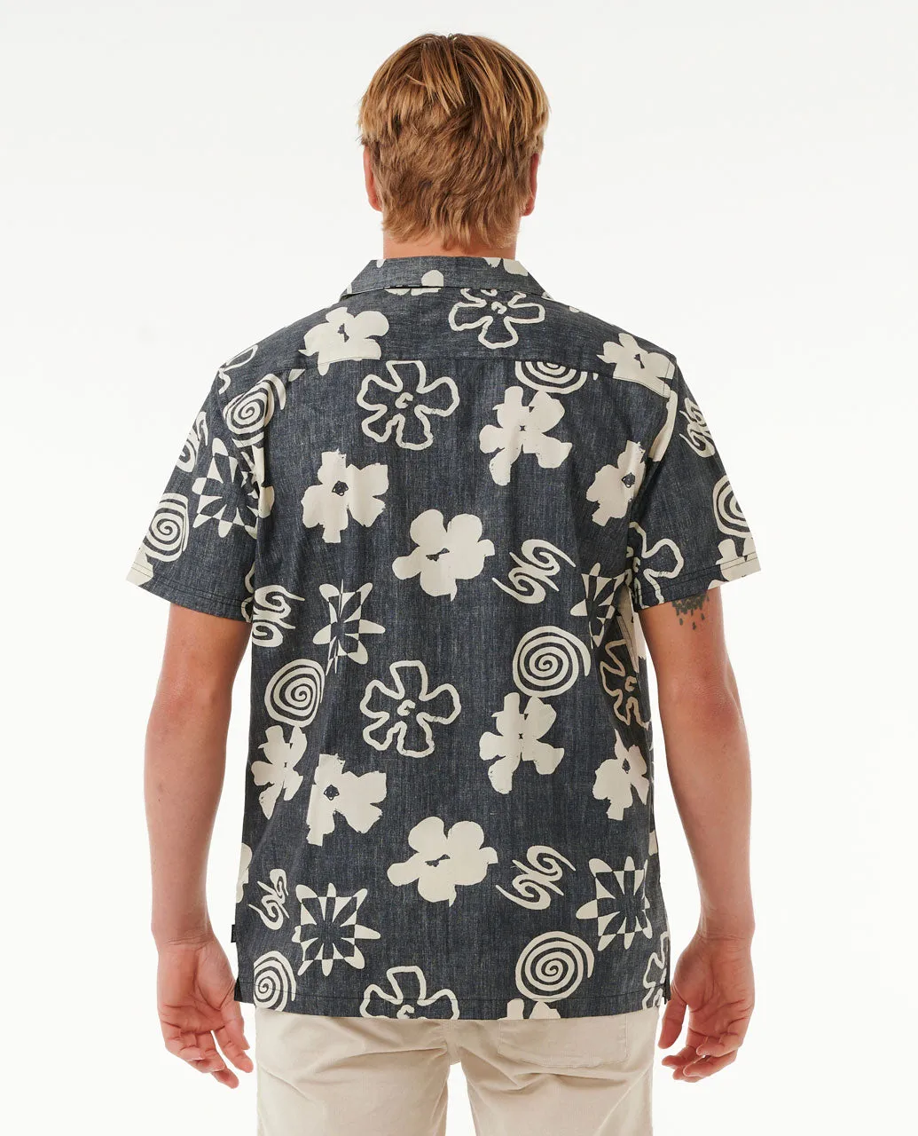 Saltwater Culture Short Sleeve Shirt - Black