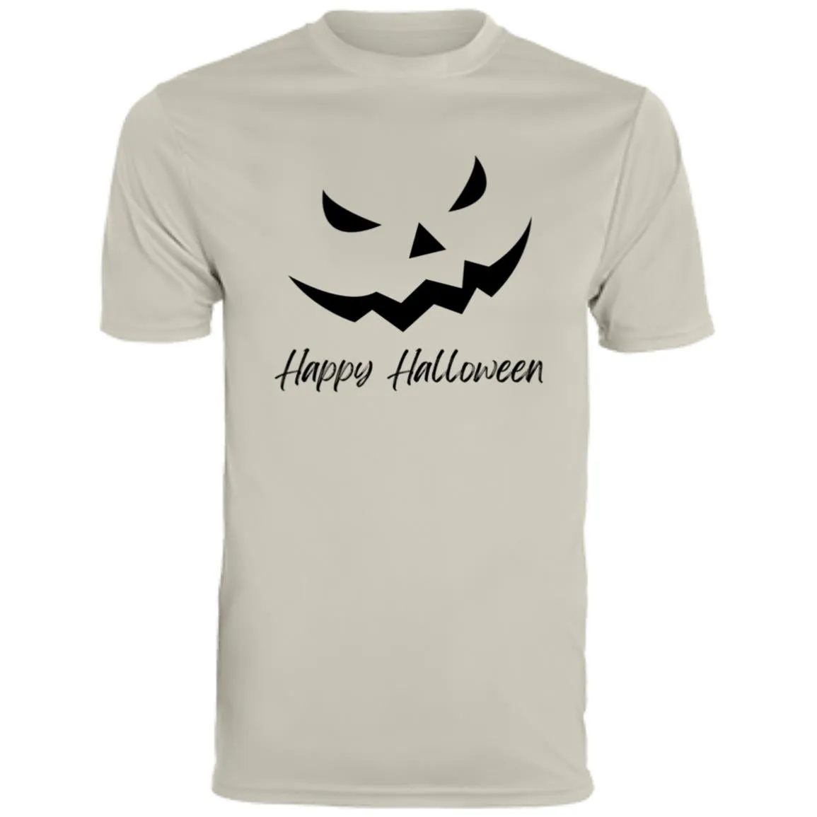 Scary Jack O Lantern Face CLOSEOUT -- Men's Moisture-Wicking Tee