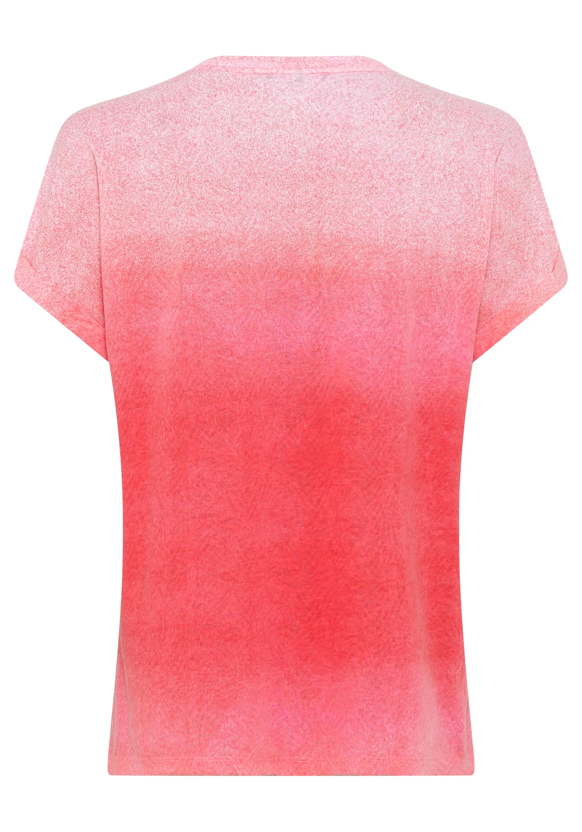 Short Sleeve Ombré Burnout T-Shirt
