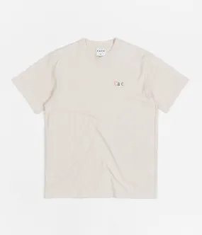 Skateboard Cafe JLH Embroidered Wayne T-Shirt - Cream