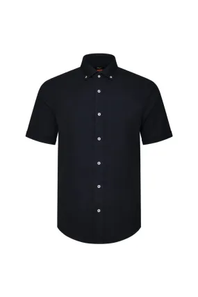 Smart Fit 2 Side Brush Twill Short Sleeve Casual Shirt