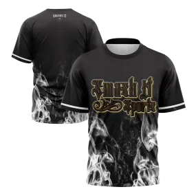 Smash It Sports Short Sleeve Shirt - Smoke