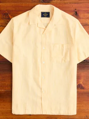 Summer Blend Button-Up Shirt in Yellow
