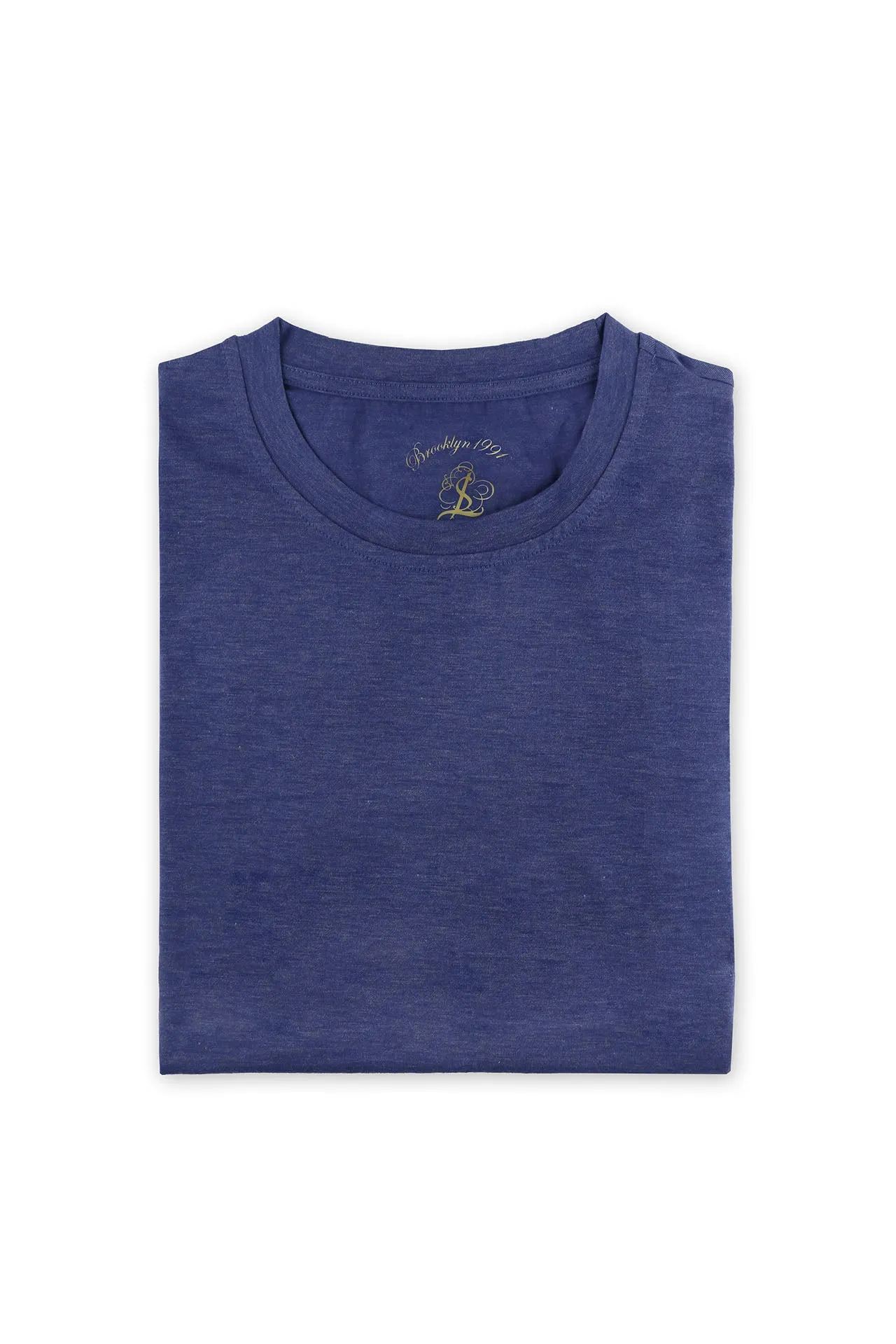 T-Shirt | Crew Neck | Brushed Ultra Soft | Midnight Blue