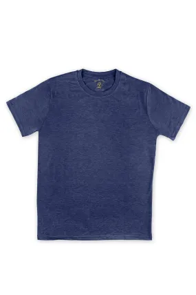 T-Shirt | Crew Neck | Brushed Ultra Soft | Midnight Blue