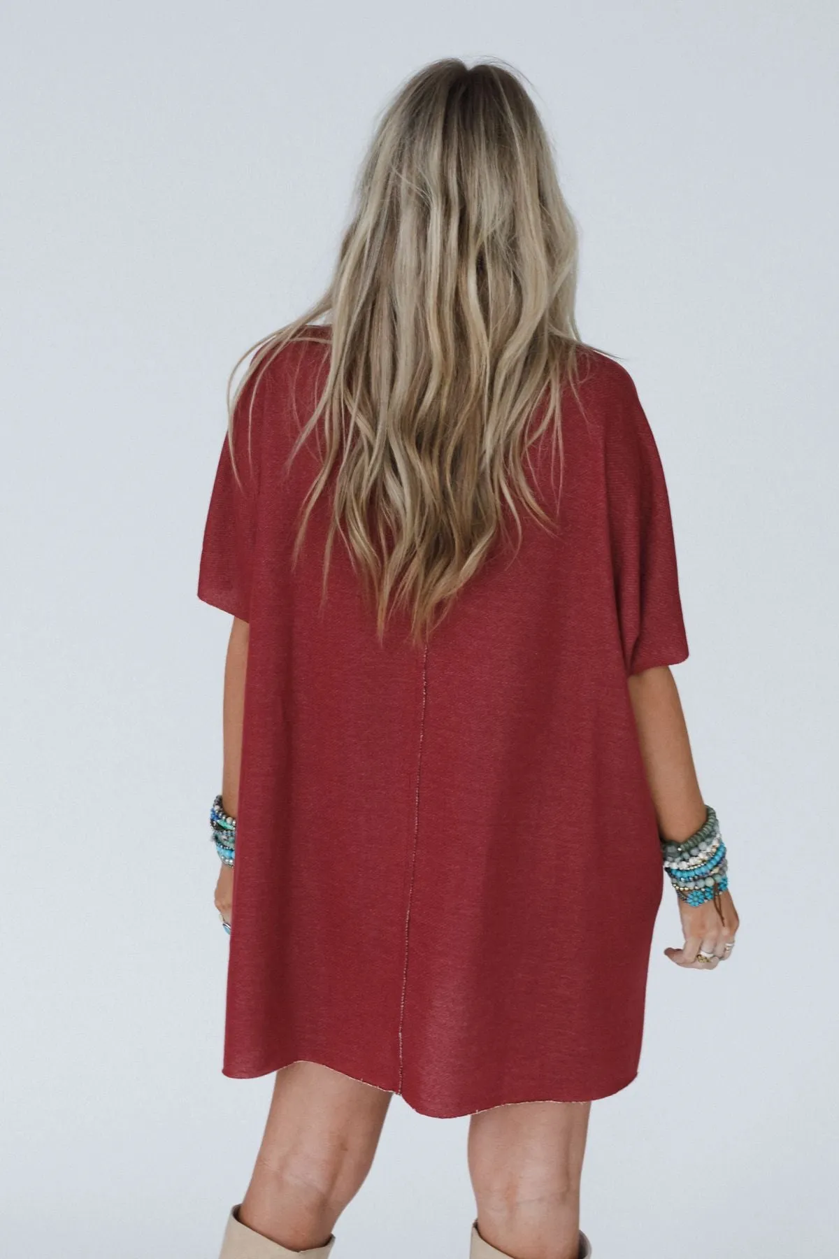 The Nest Laid Back Luxe Dress - Marsala