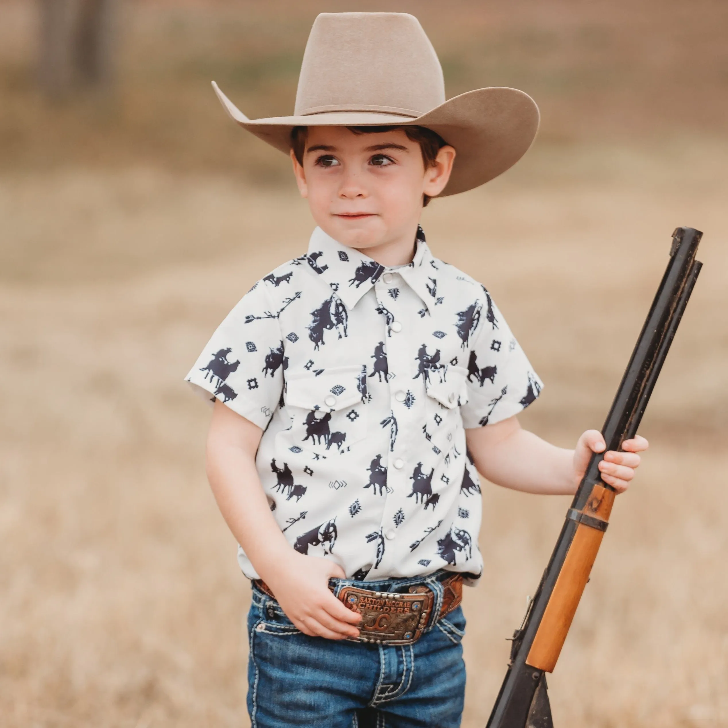 Timey Pearl Snap Shirt Toddler (2t-5T)